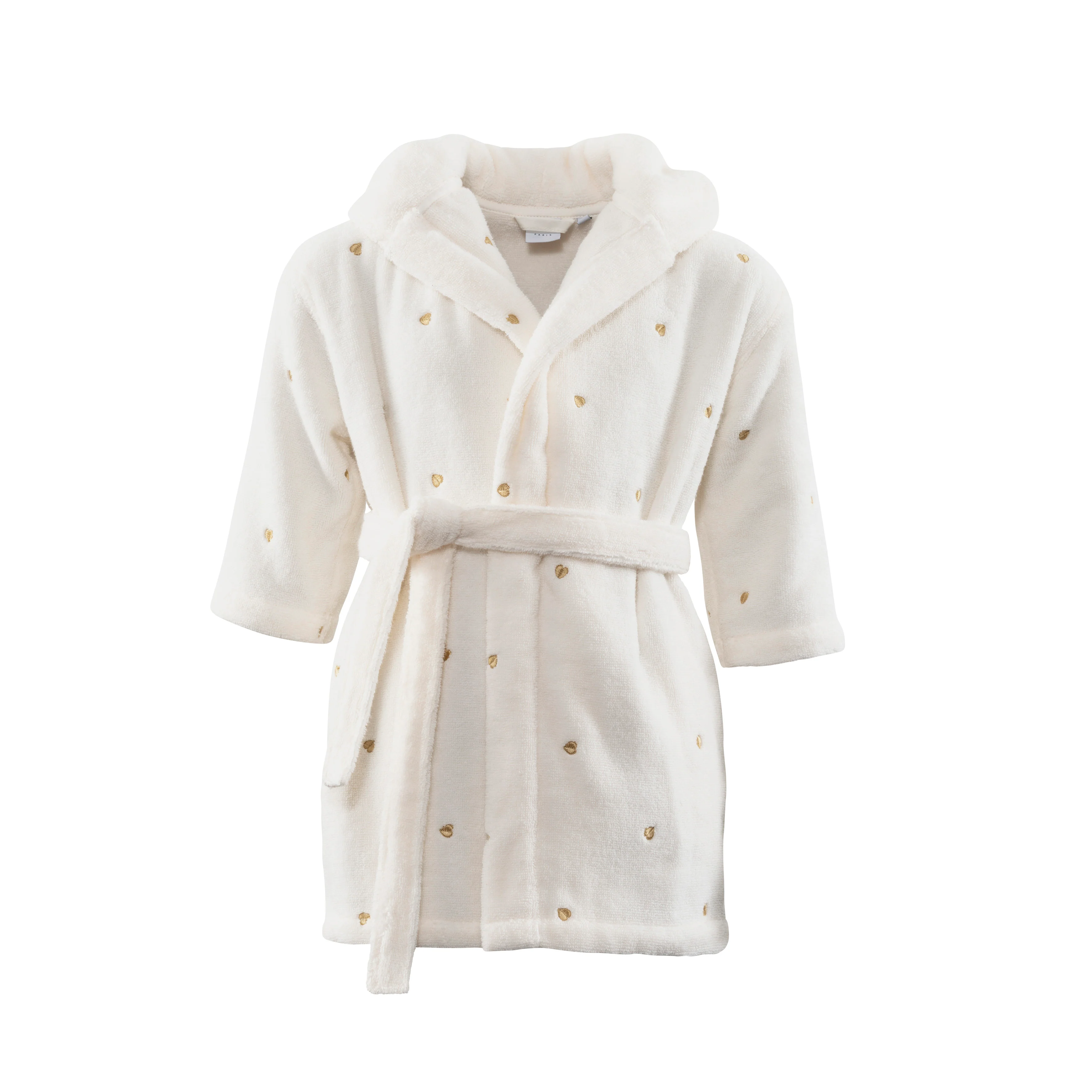 Amore Children's Cotton Bathrobe - Ivory - Image 10