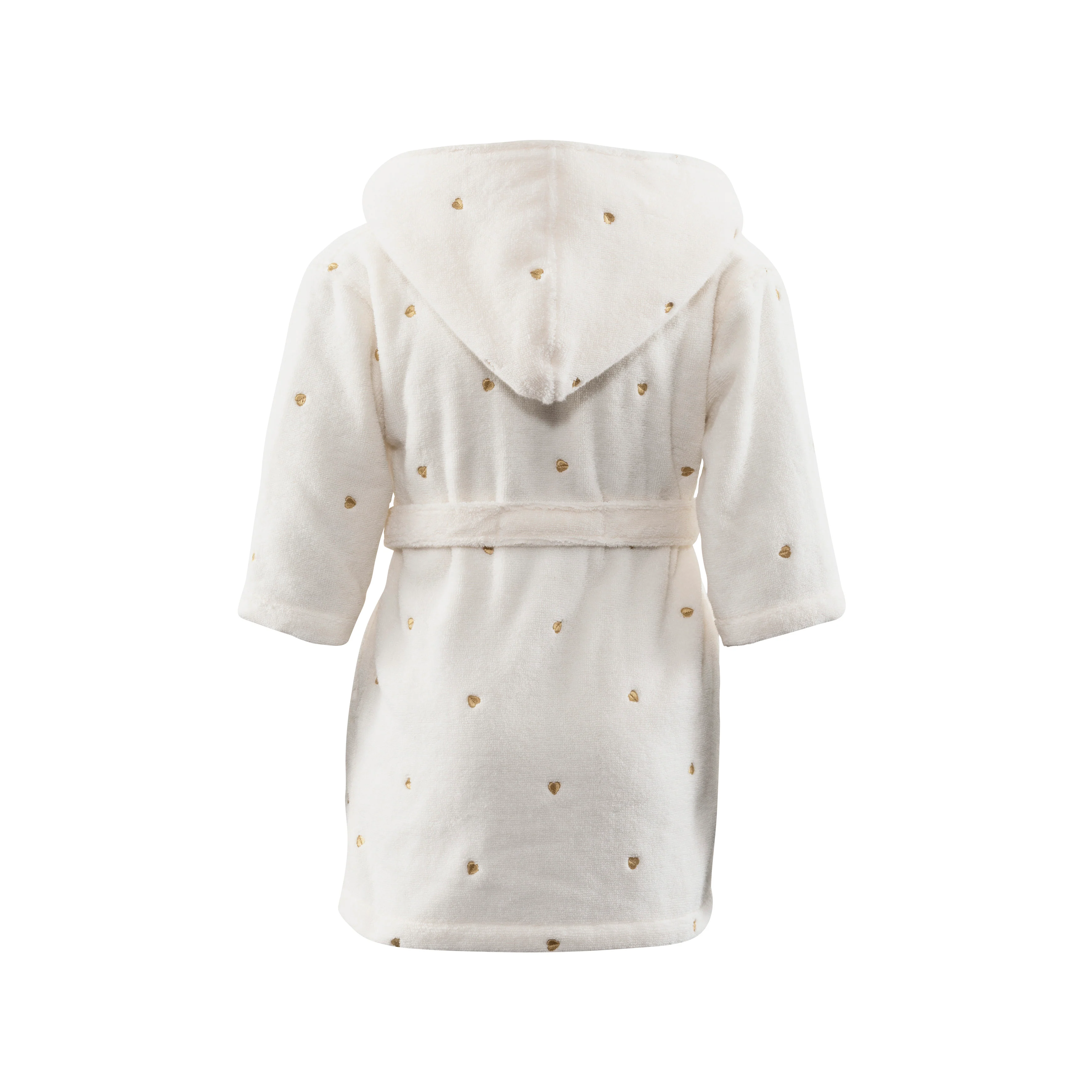 Amore Children's Cotton Bathrobe - Ivory - Image 7