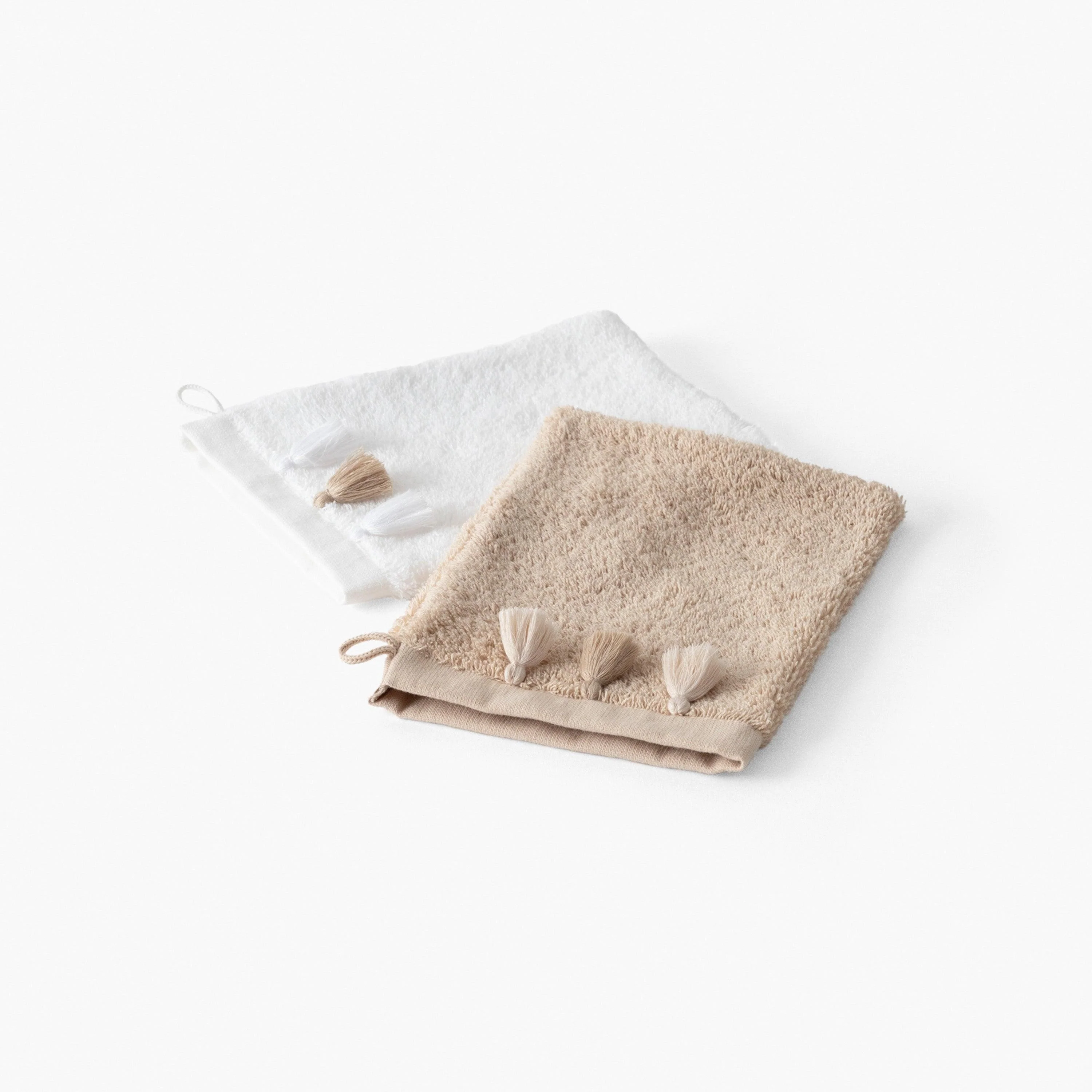Amorgos Cotton Bath Glove - White - Image 4