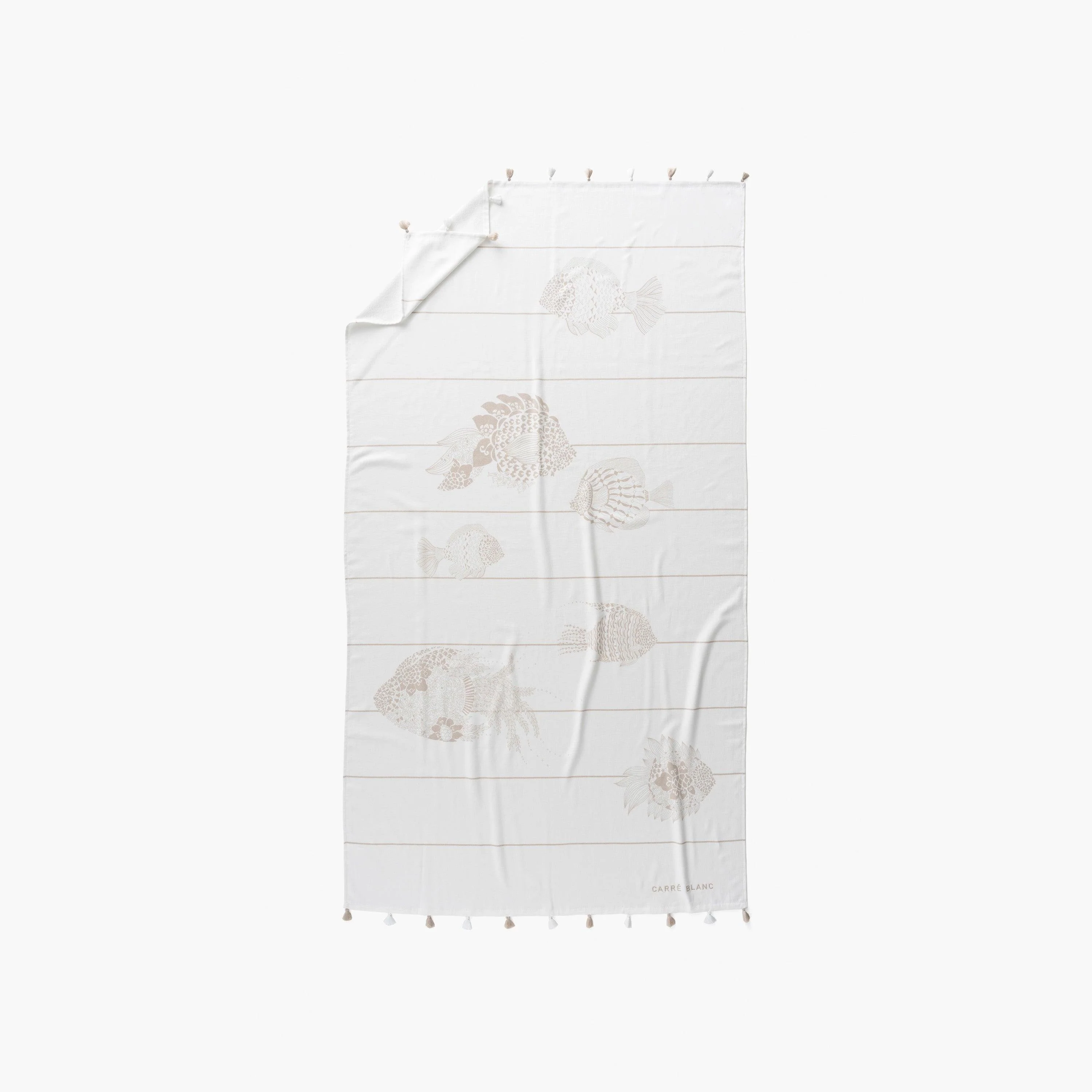 Amorgos Cotton Turkish Beach Towel - Image 3