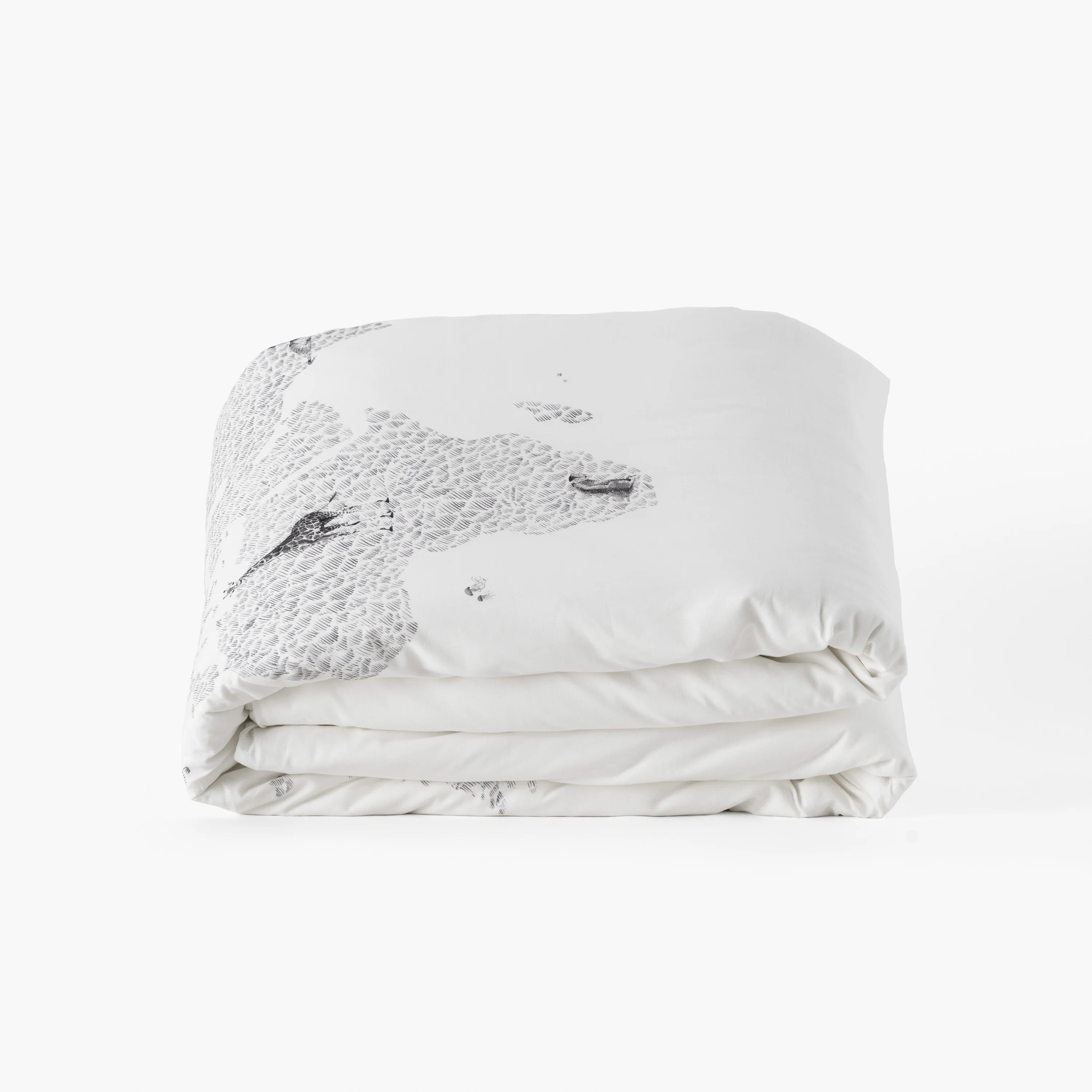 Anima Reversible Organic Cotton Duvet Cover - Multicolour - Image 4