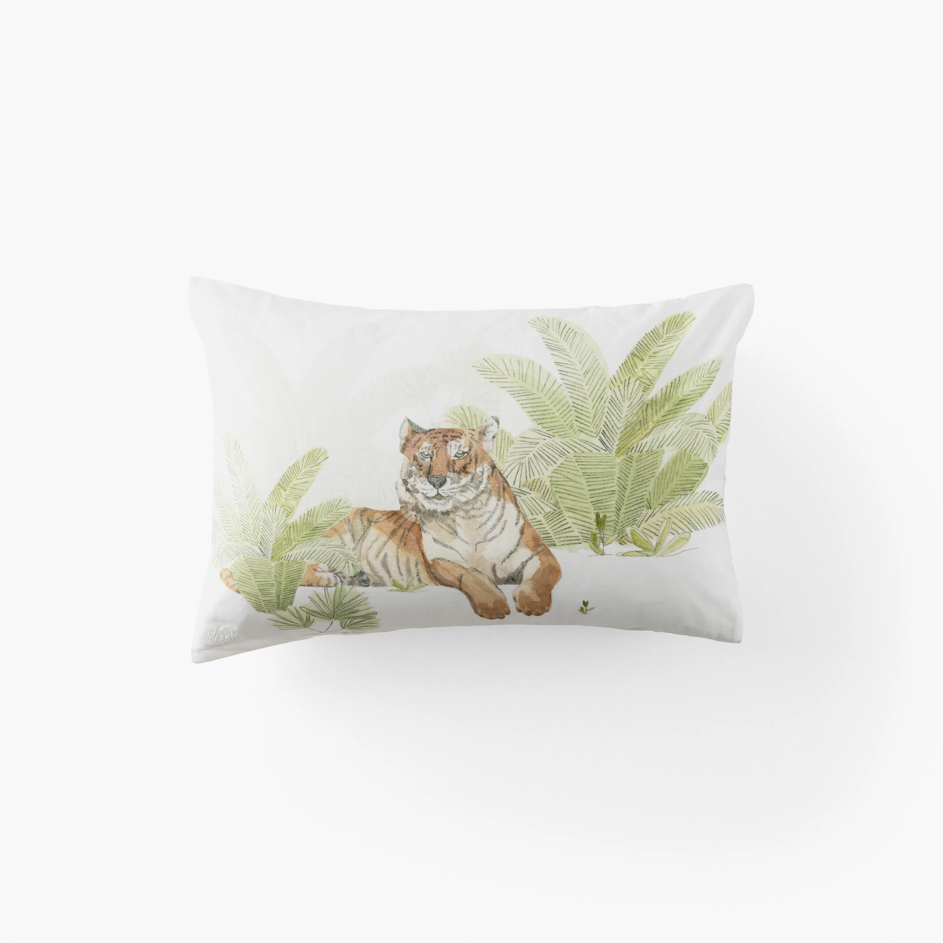 Anima Rectangular Organic Cotton Pillowcase - Multicolour
