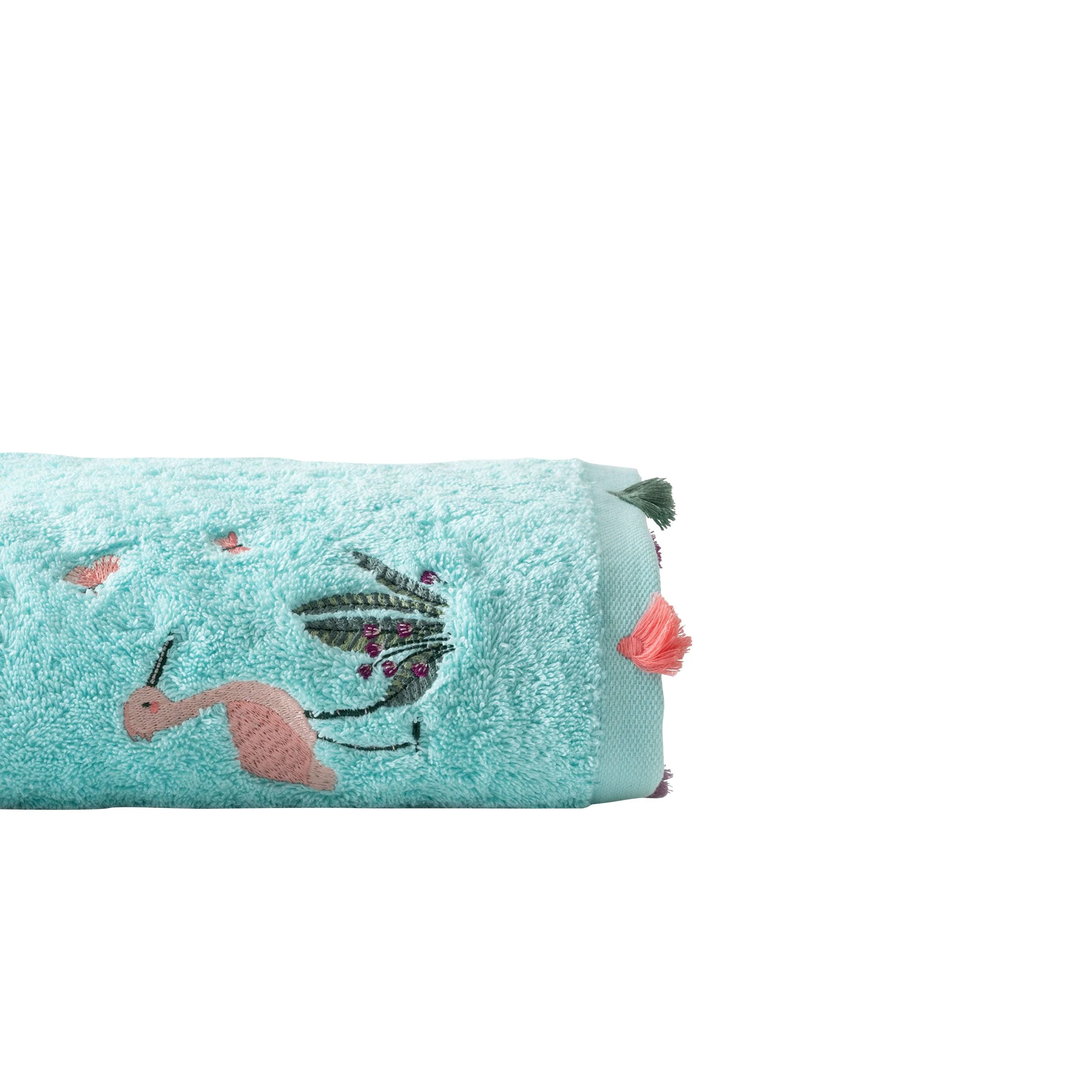 Aruba Cotton Bath Towel - Celadon - Image 7