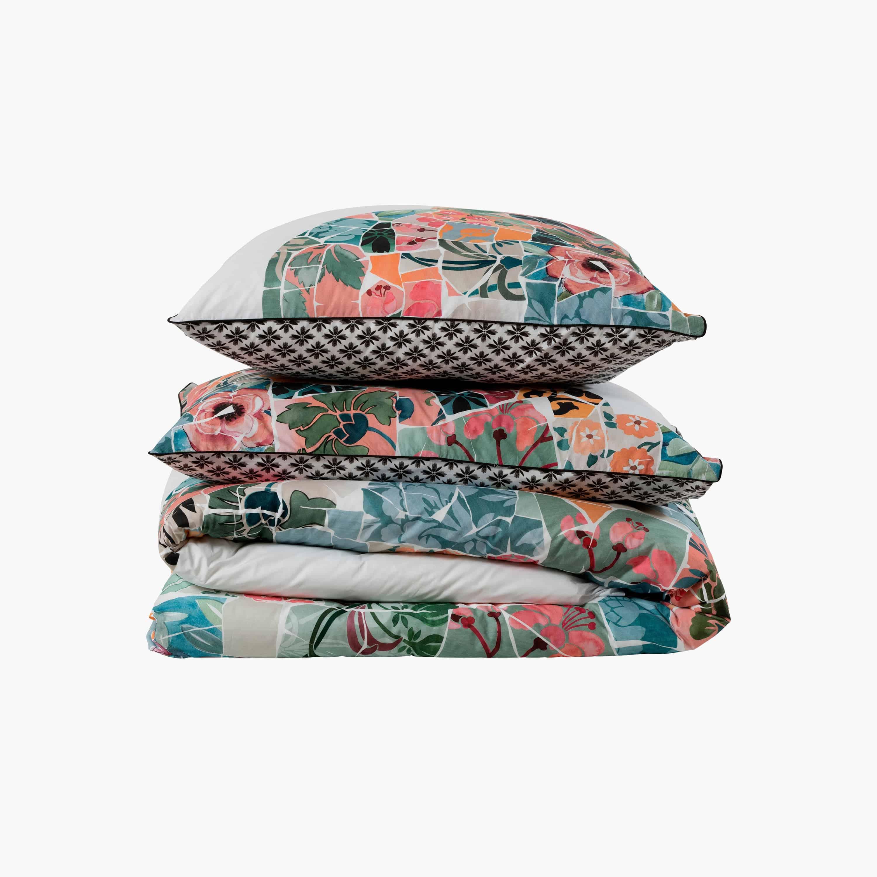 Azulejos Cotton Duvet Cover