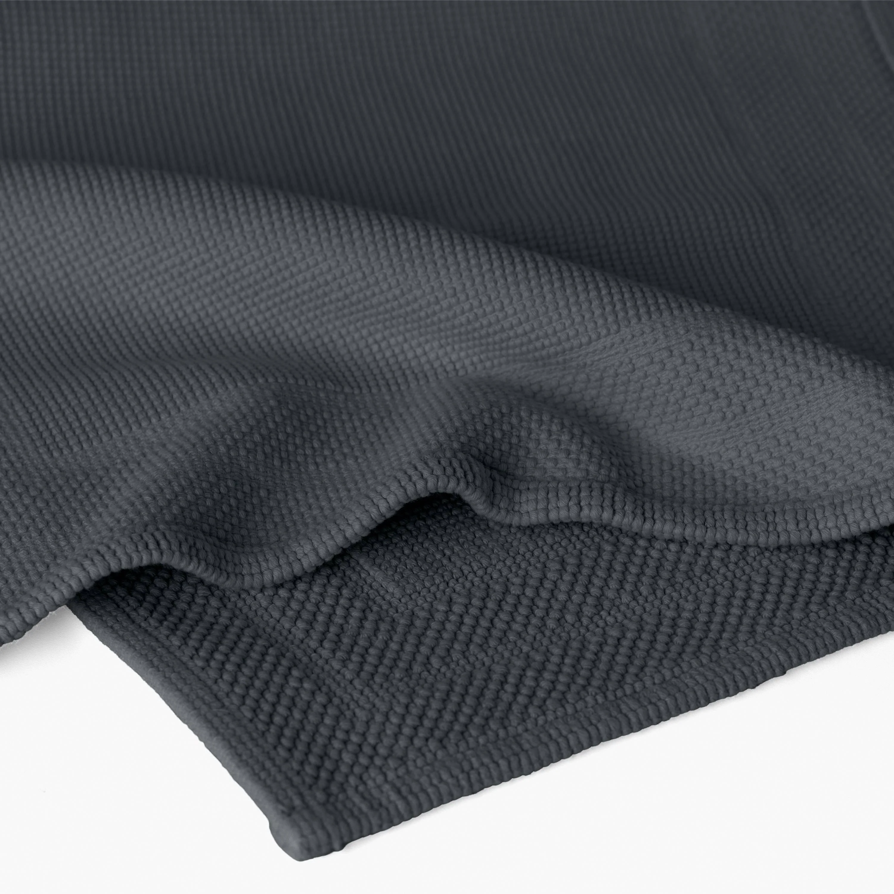 Source Organic Cotton Bath Mat - Charcoal - Image 4