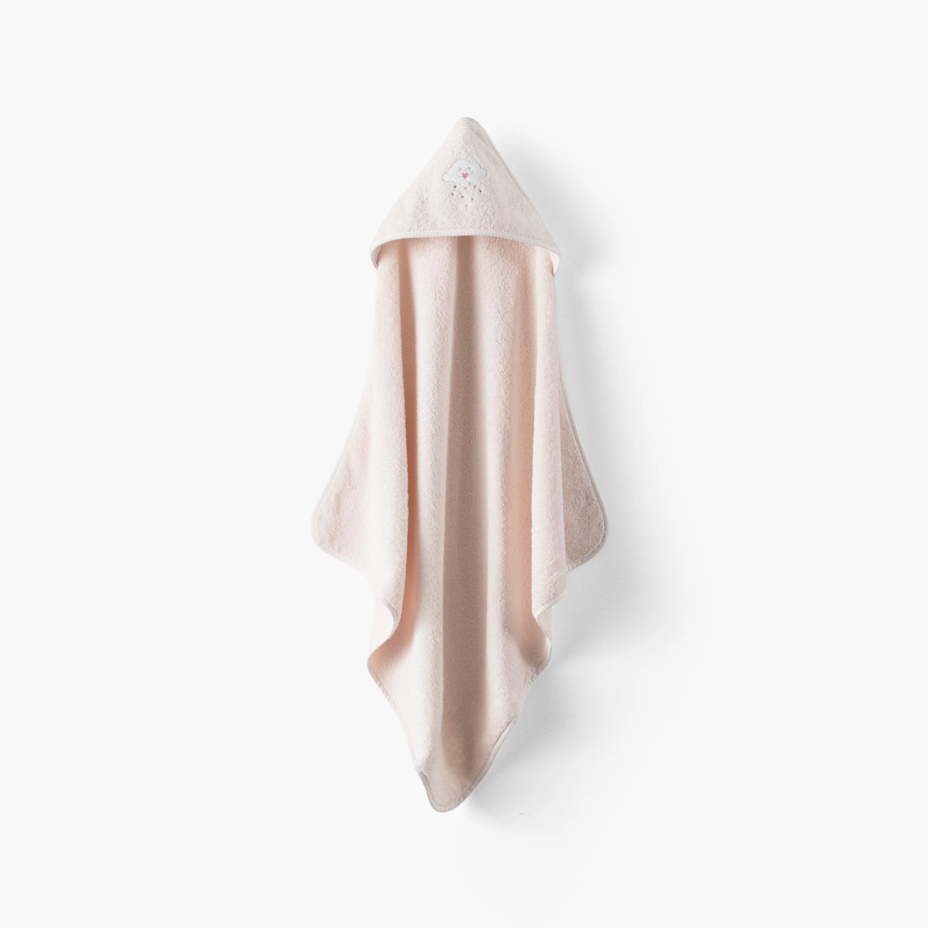 Bienvenue Organic Cotton Bath Cape - Rose