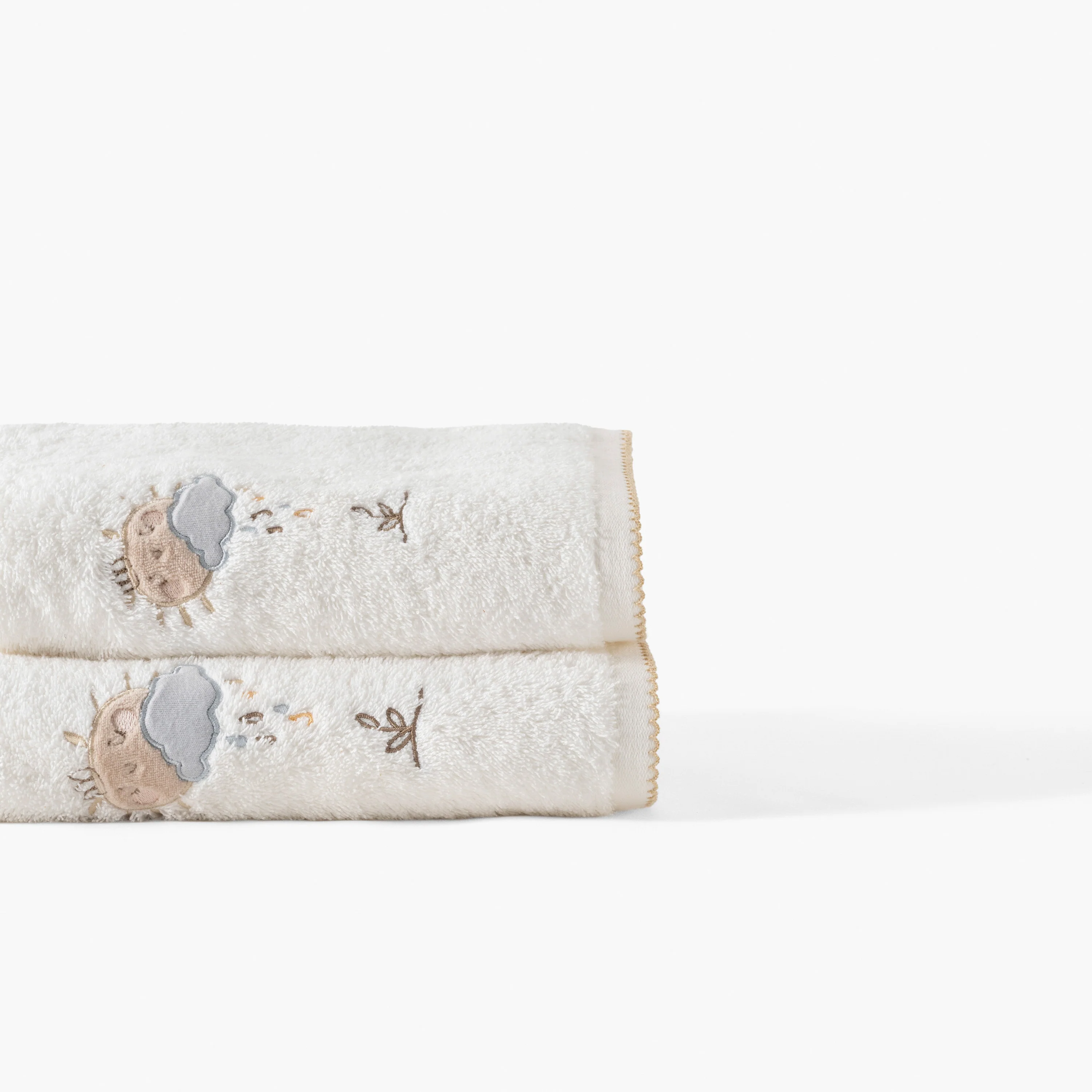 Bienvenue Organic Cotton Bath Towel - White