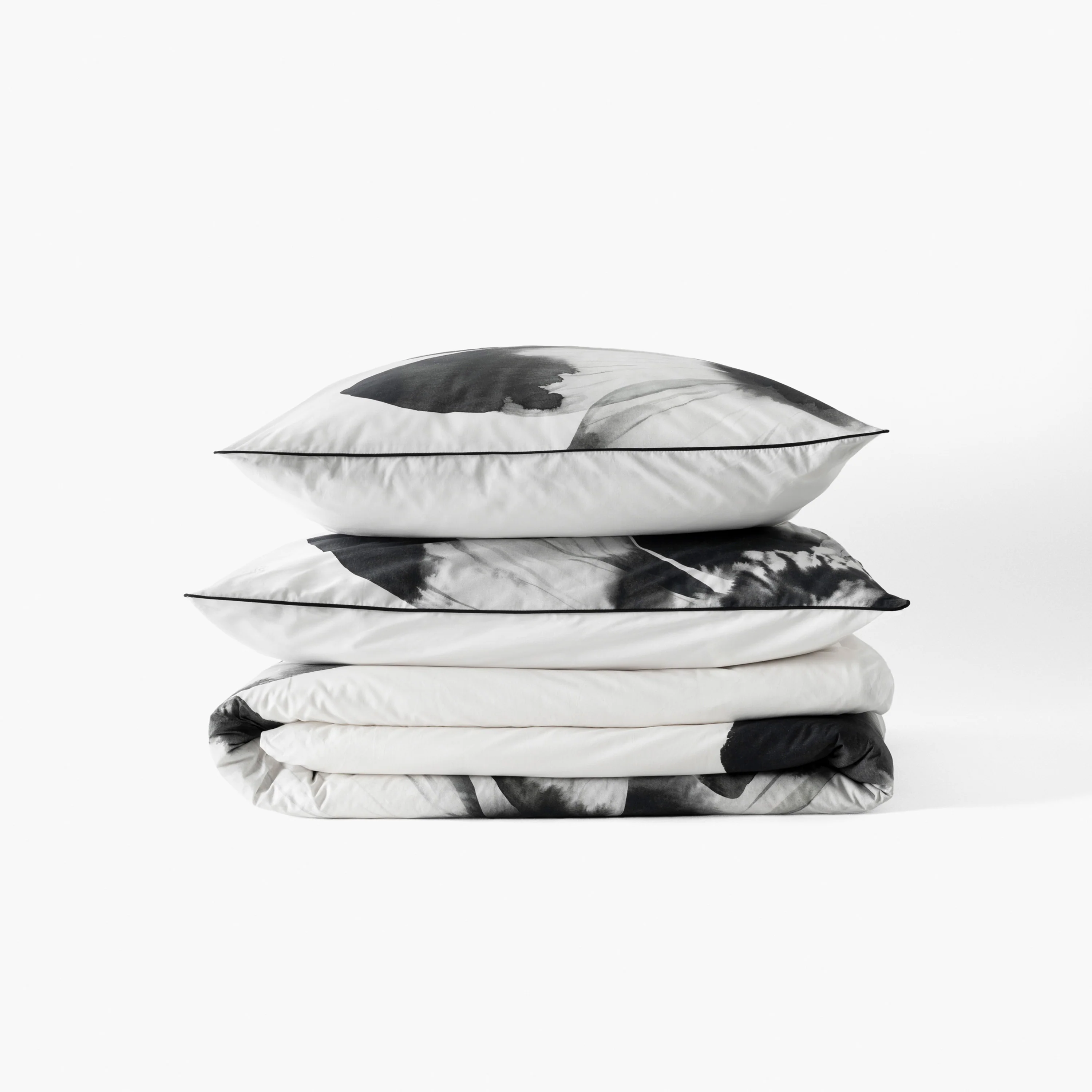 Danaide Cotton Duvet Cover - White - Image 4