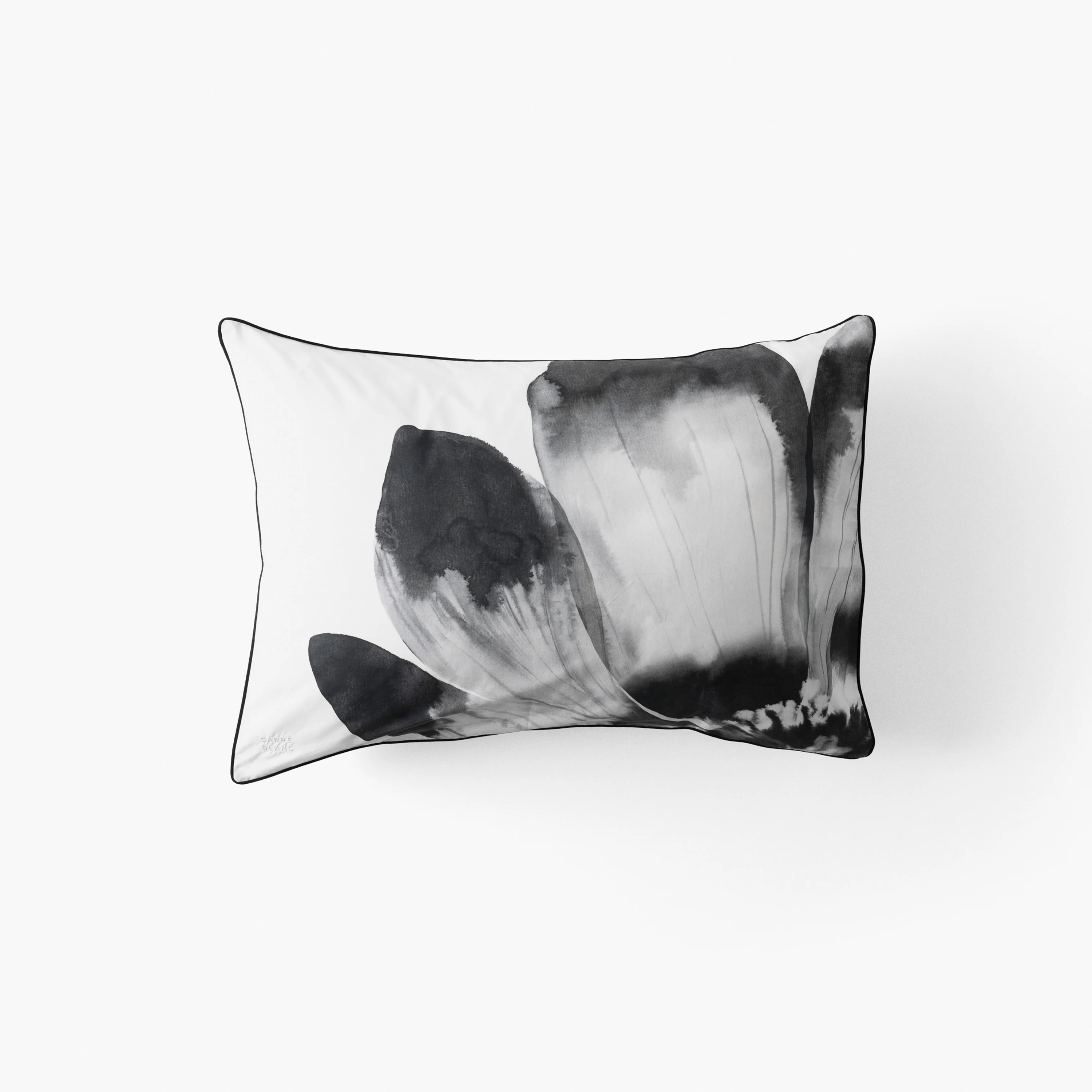 Danaide Rectangular Cotton Pillowcase - White