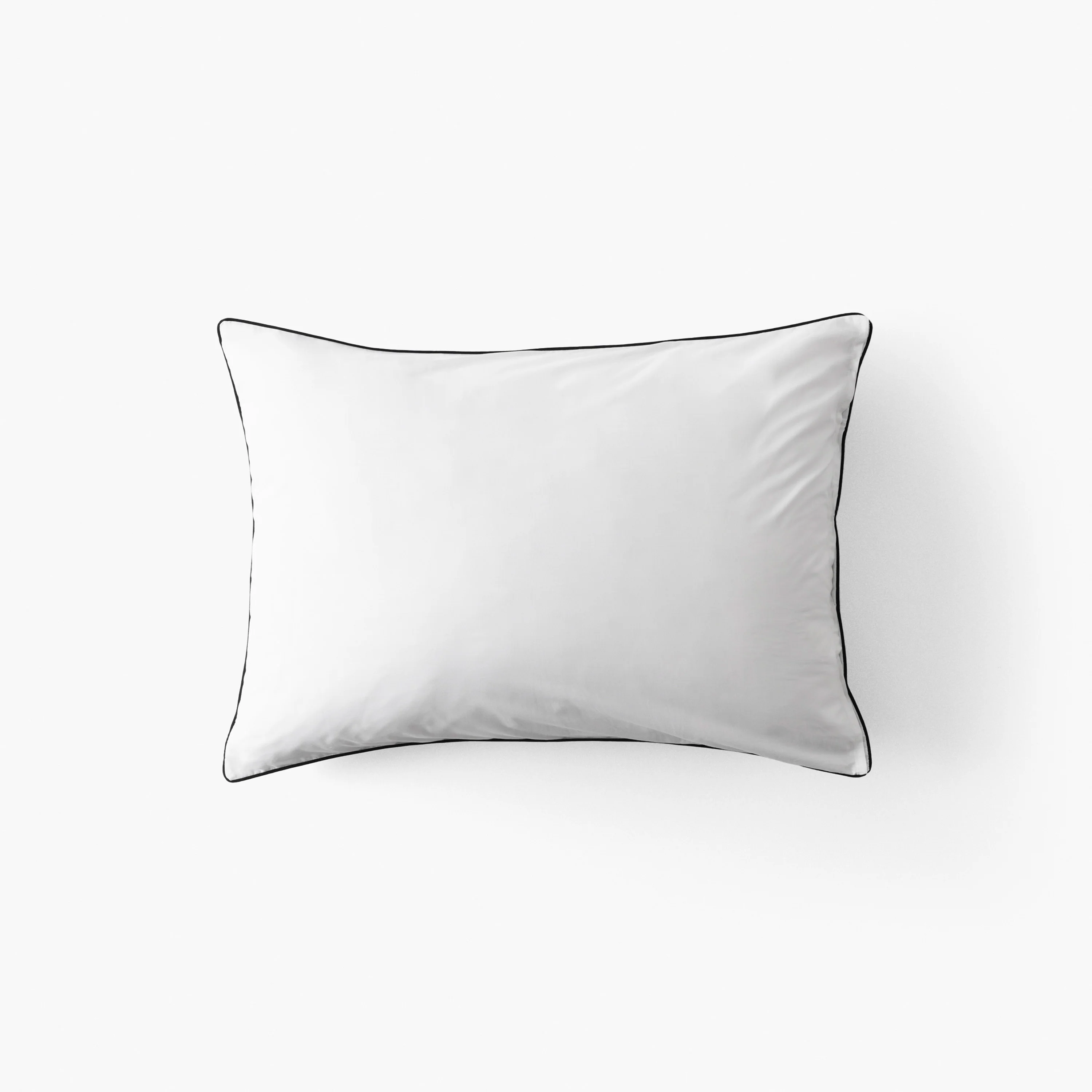 Danaide Rectangular Cotton Pillowcase - White - Image 2