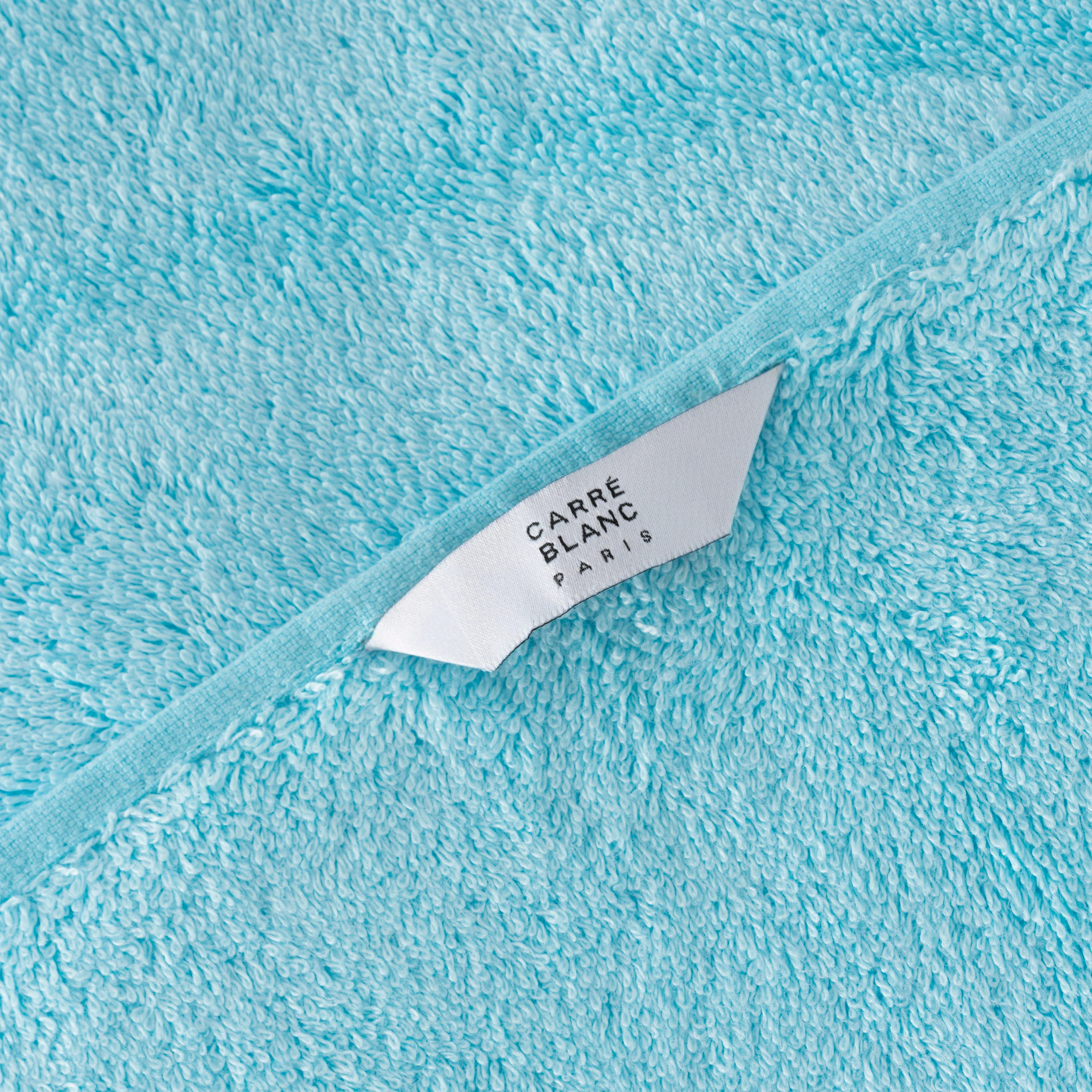 Demilune Cotton & Bamboo Viscose Guest Towel - Lagoon - Image 4