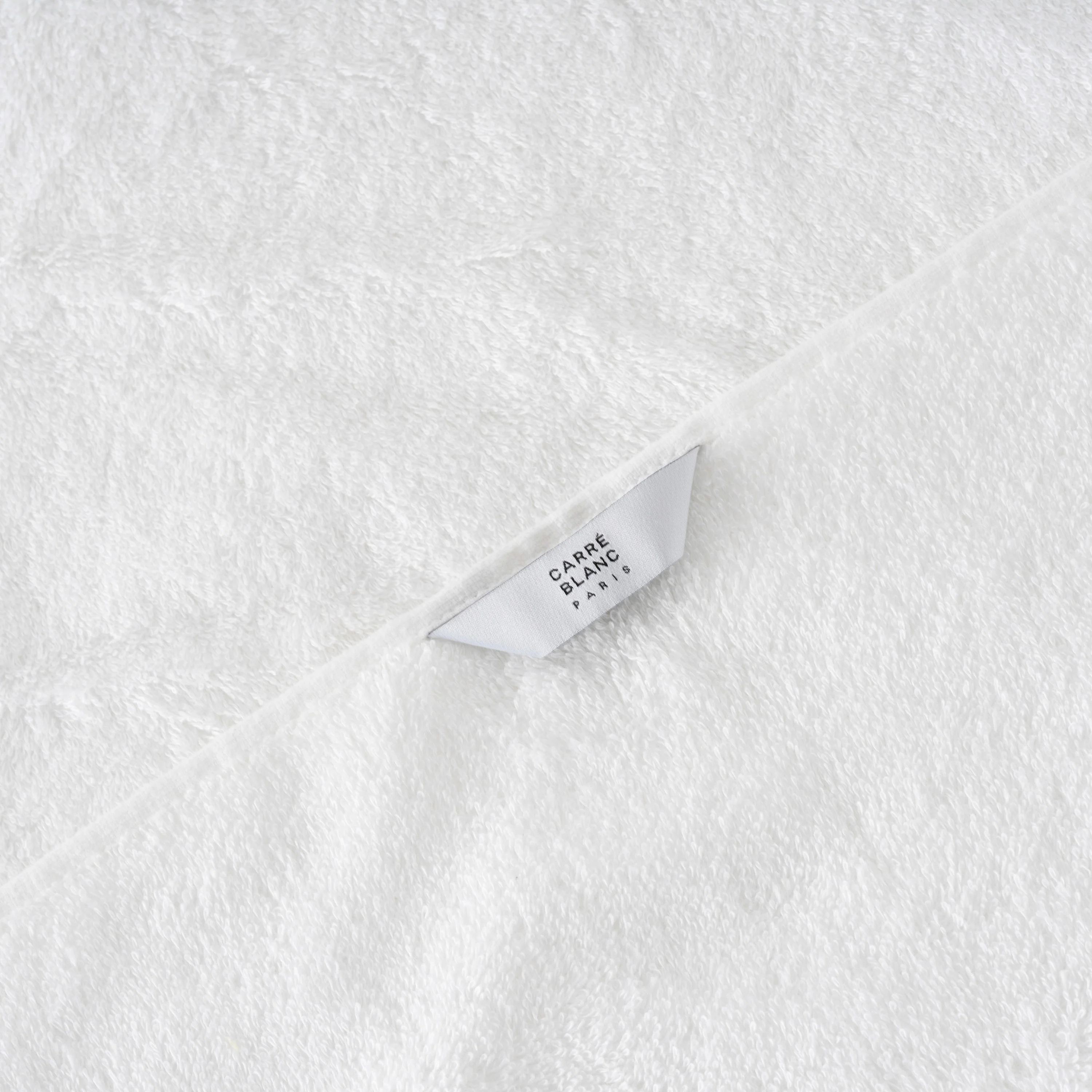 Demilune Cotton & Bamboo Viscose Guest Towel - White - Image 4