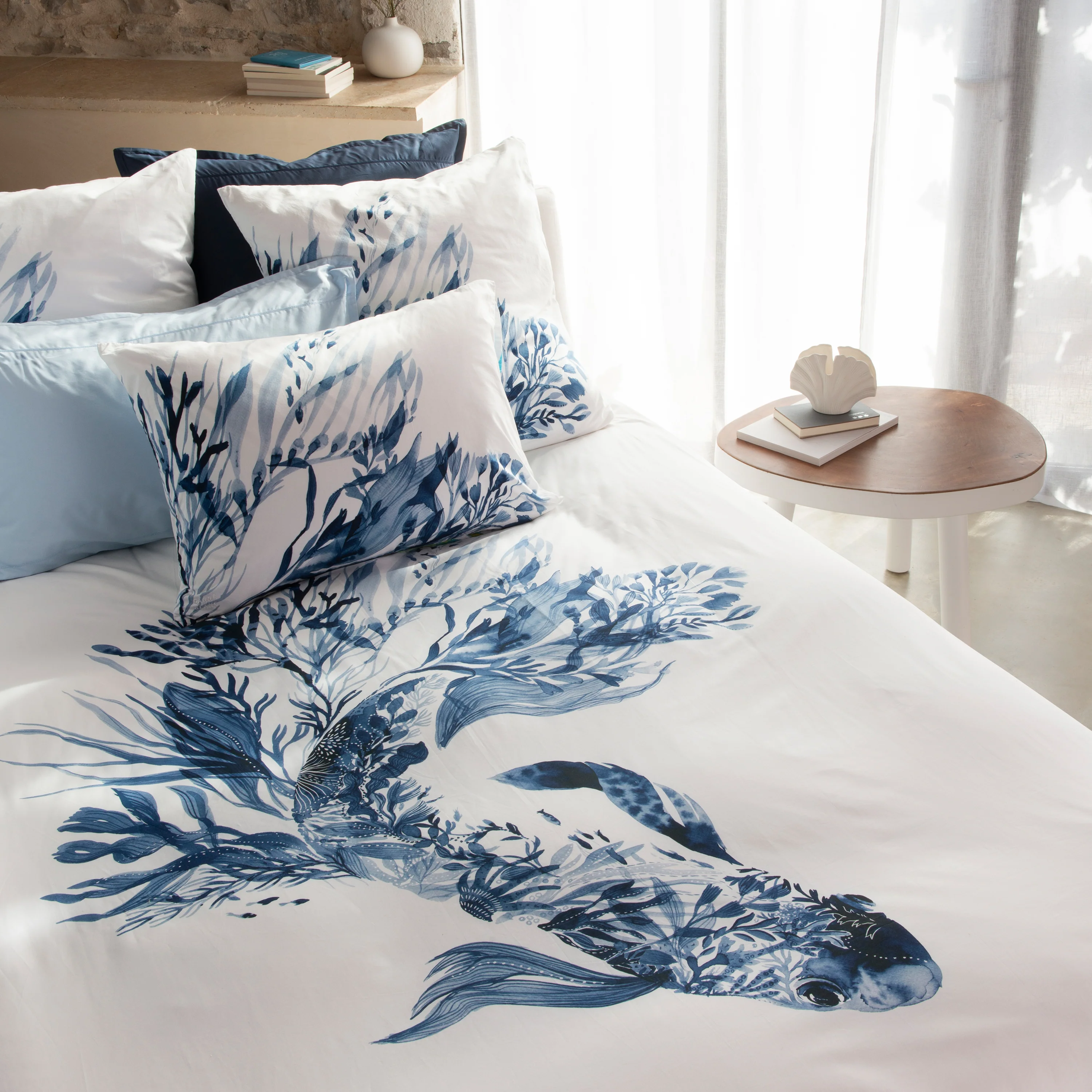 Demilune Square Cotton Pillowcase - Multicolour - Image 3