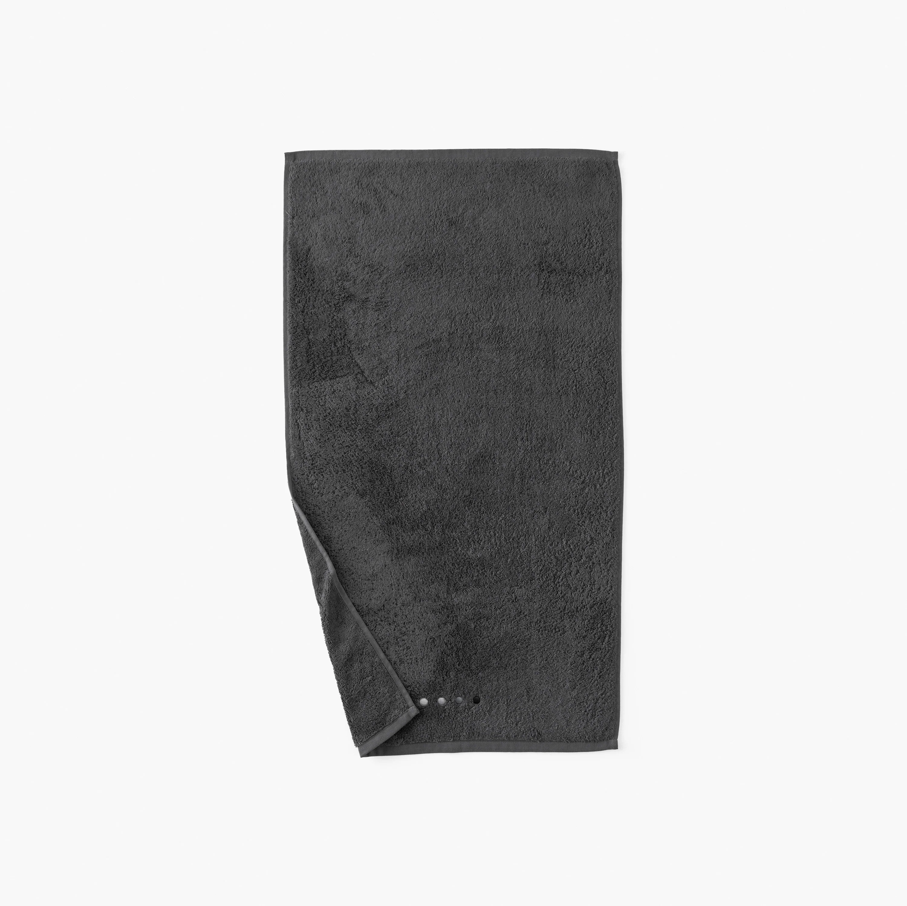 Dotsy Cotton Bath Towel - Coal - Image 3