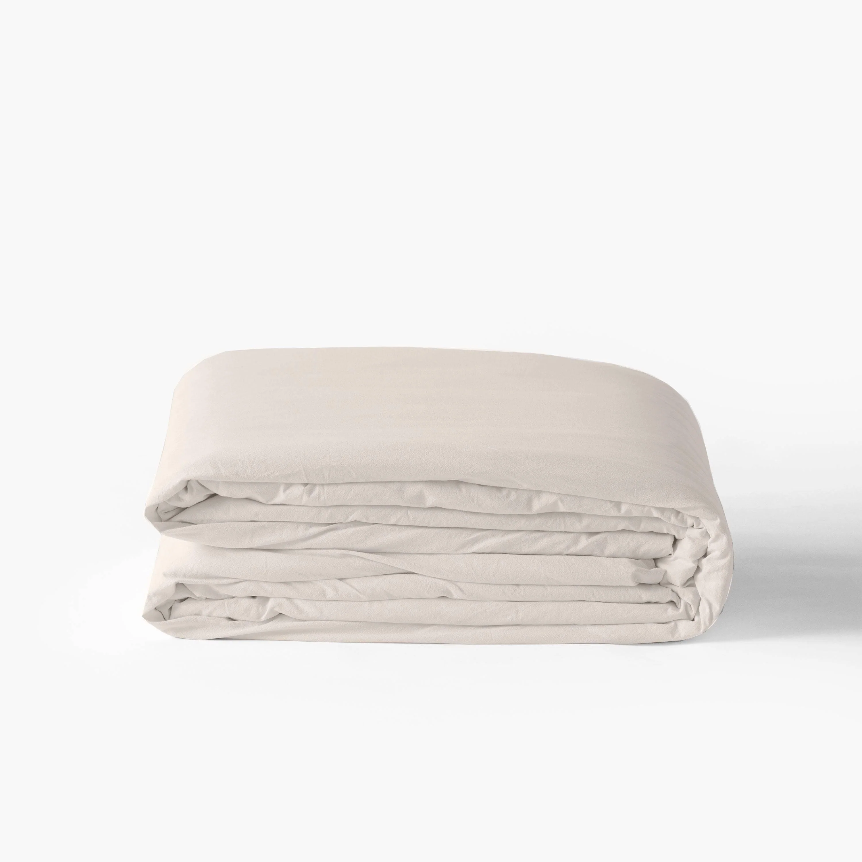Souffle Organic Cotton Duvet Cover - Vanilla