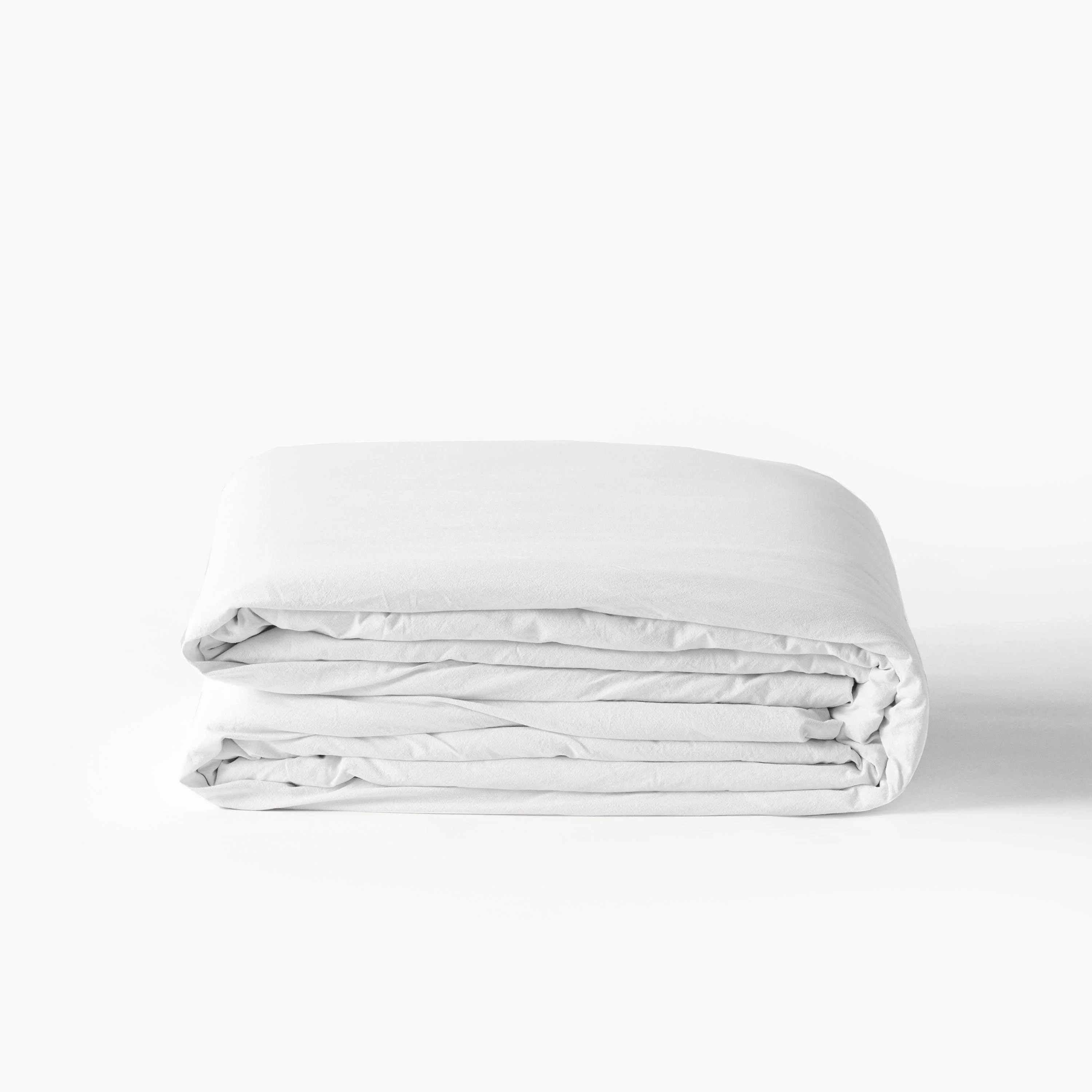 Souffle Organic Cotton Duvet Cover - White