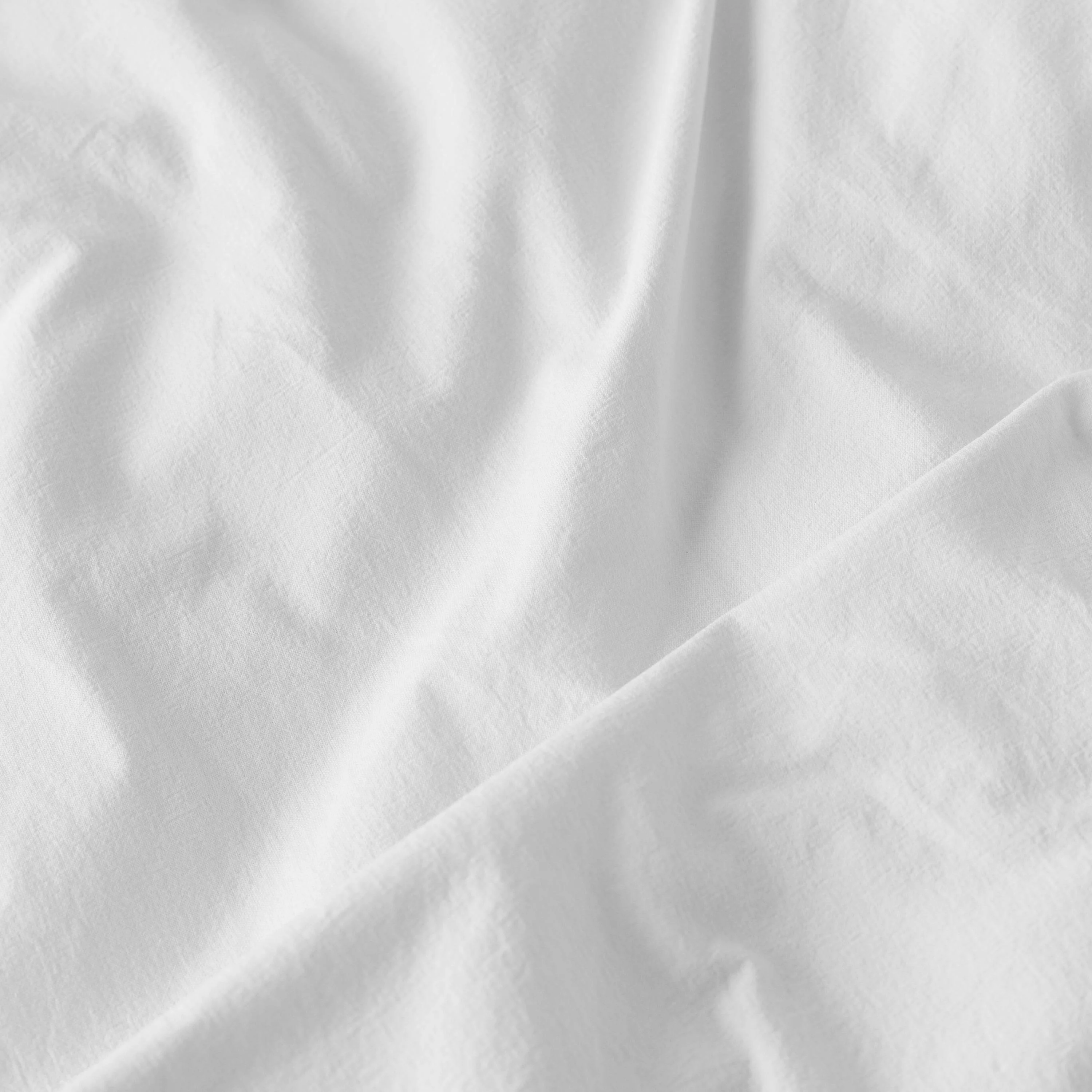 Souffle Organic Cotton Duvet Cover - White - Image 3