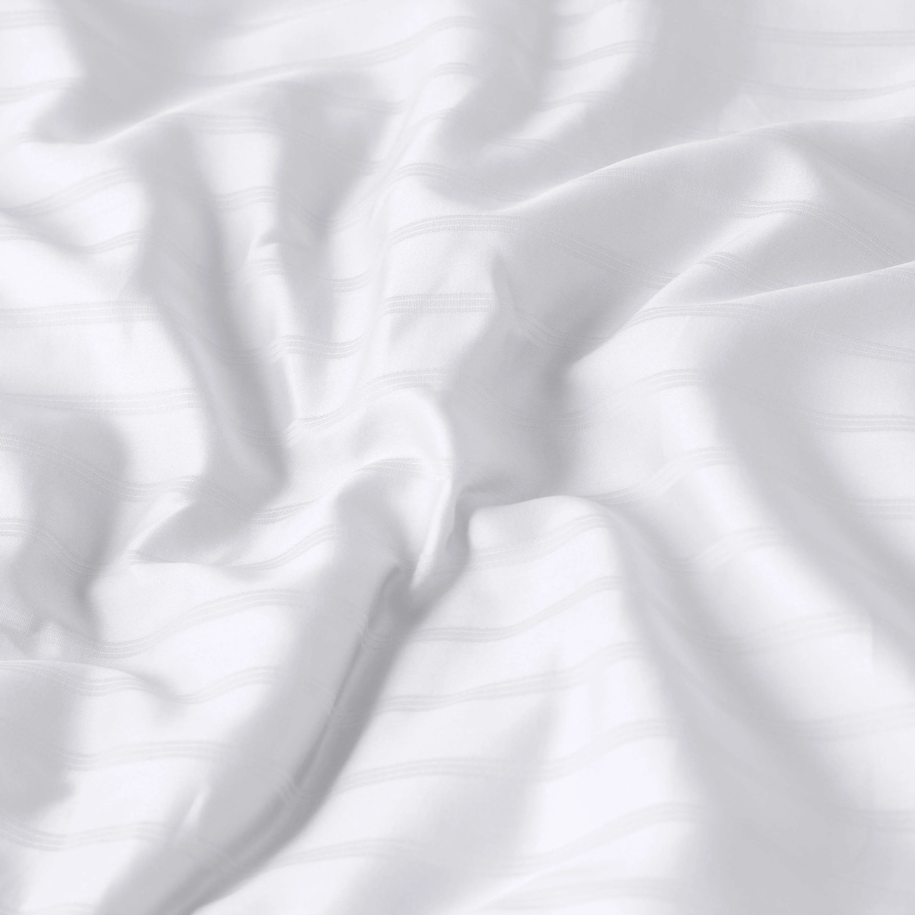 Prestige Cotton Sateen Duvet Cover - White - Image 4