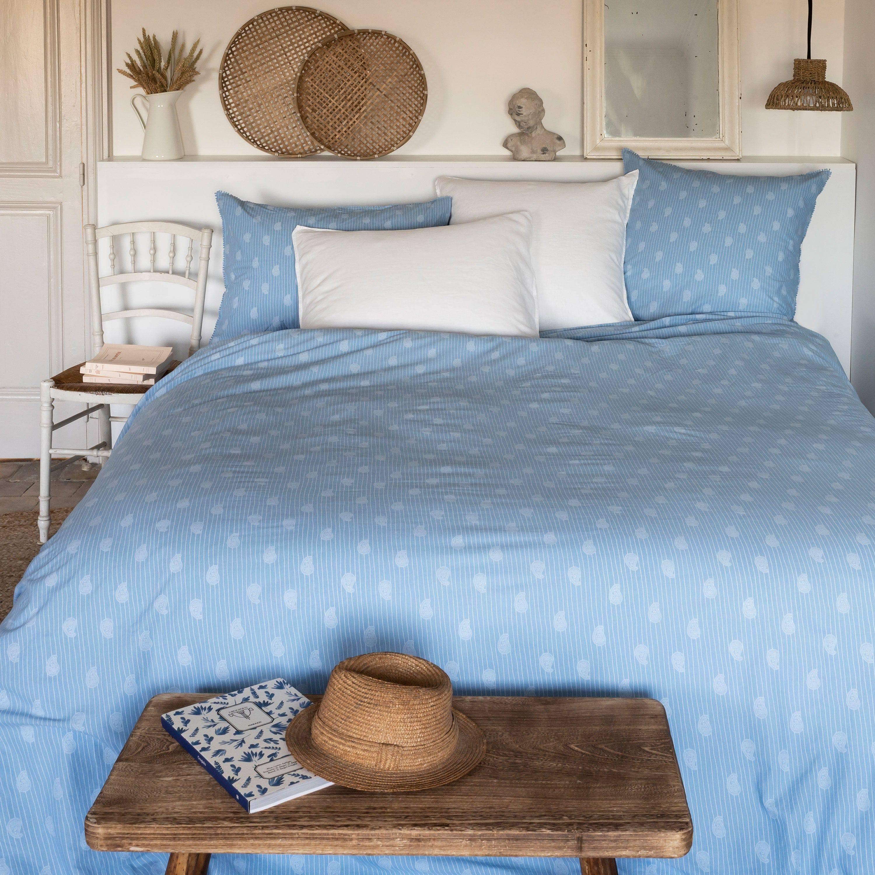Madeleine Reversible Linen and Washed Cotton Duvet Cover - Image 5