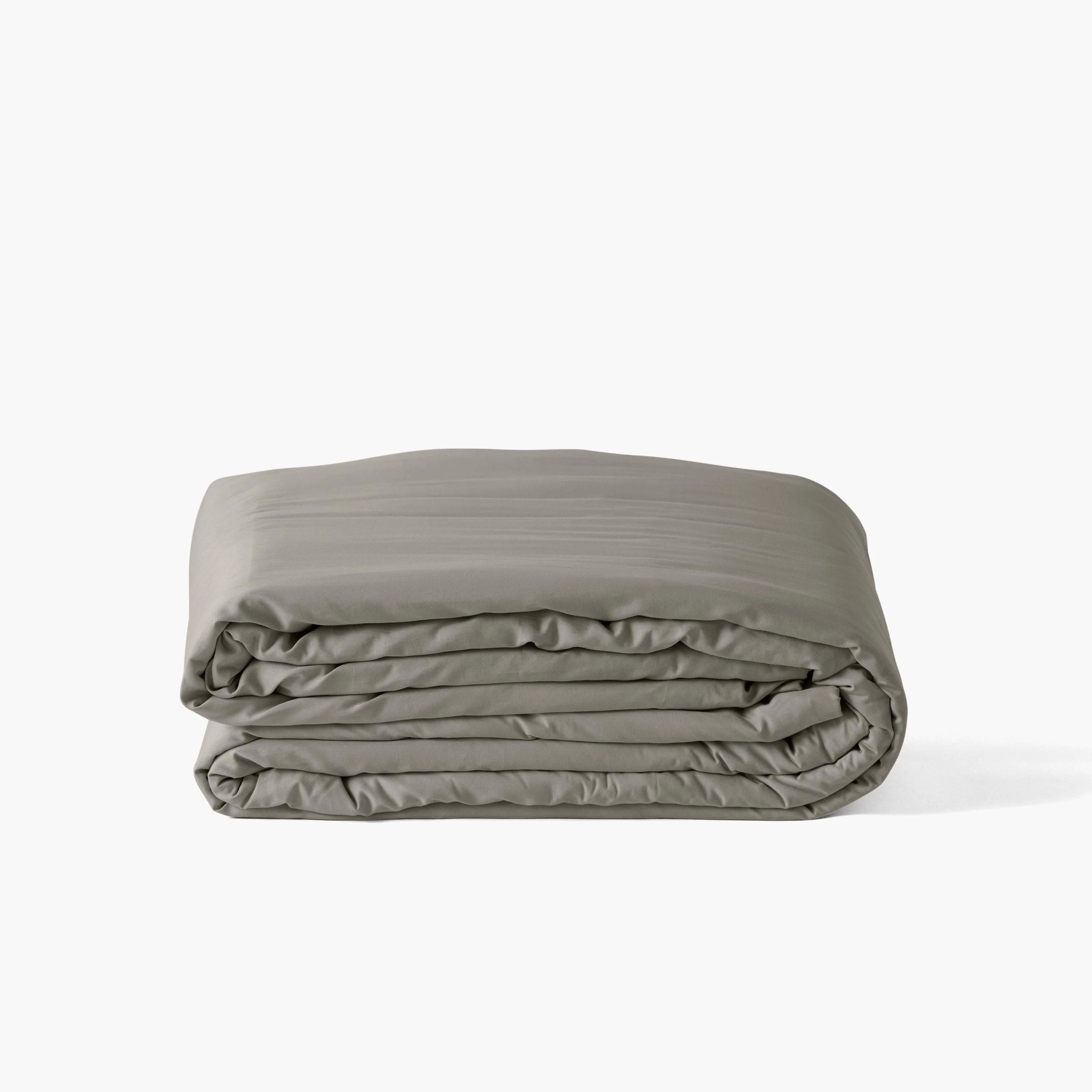 Quartz Organic Cotton Sateen Duvet Cover - Jade - Image 3
