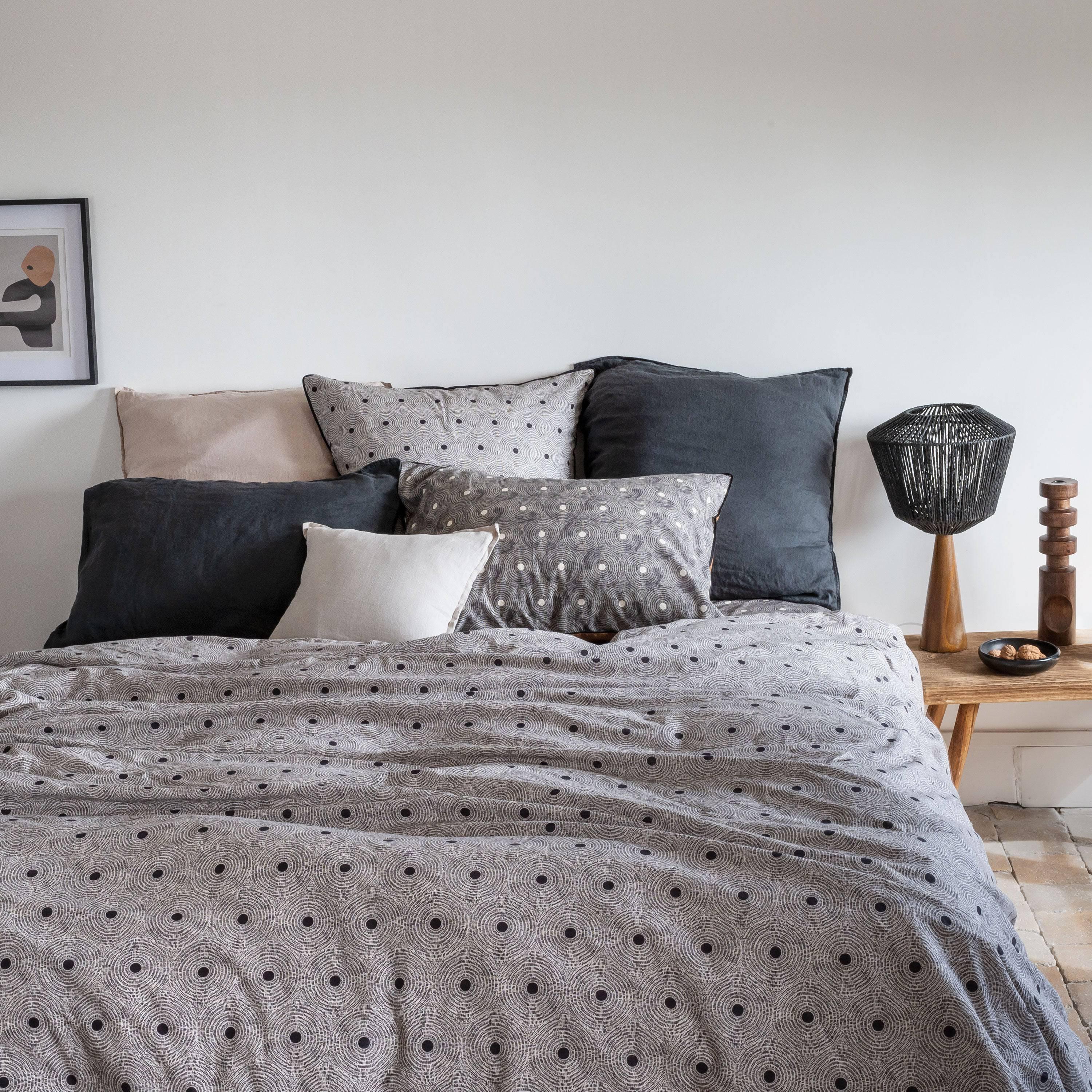 Eclipse Linen and Washed Cotton Duvet Cover