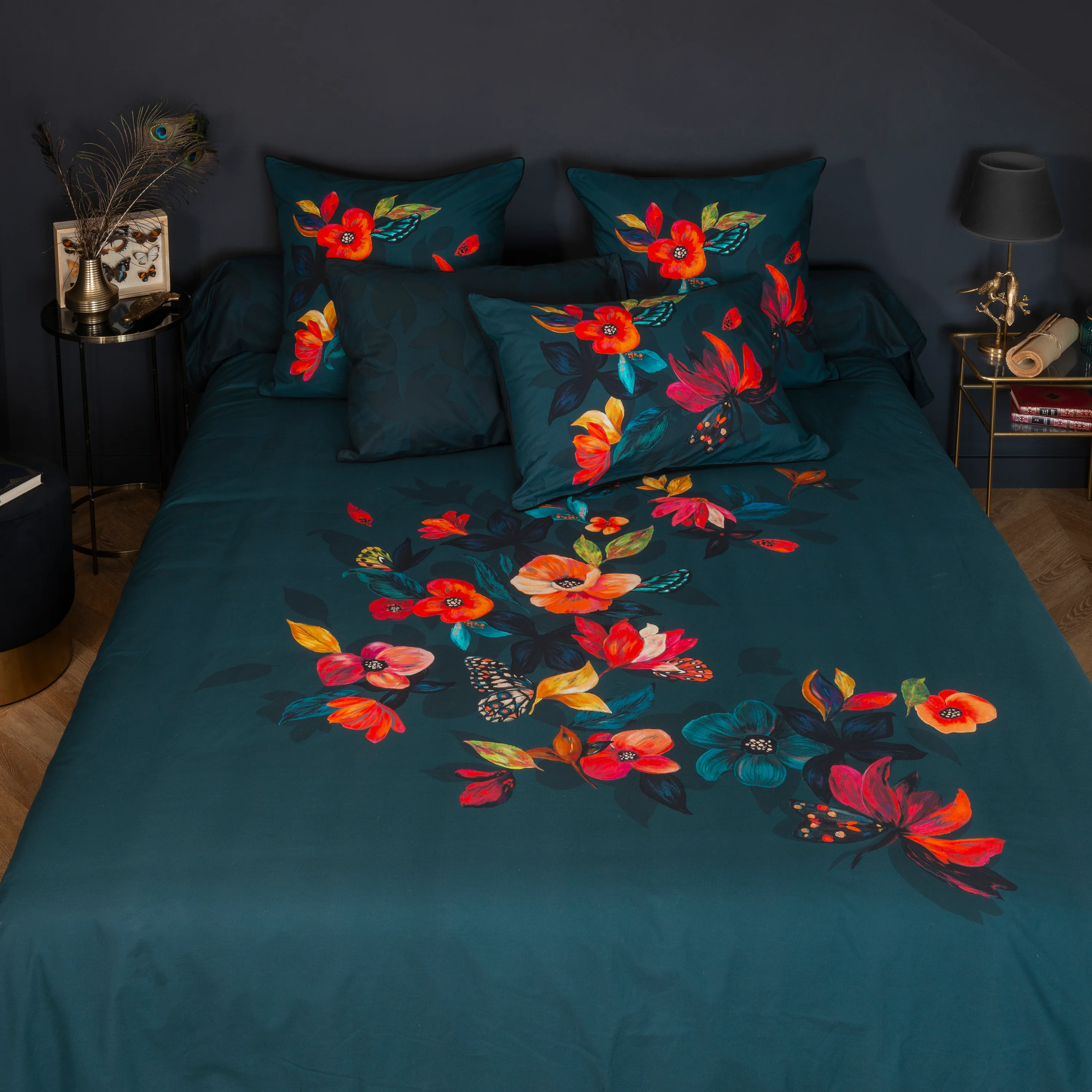 Eclats Print Cotton Duvet Cover