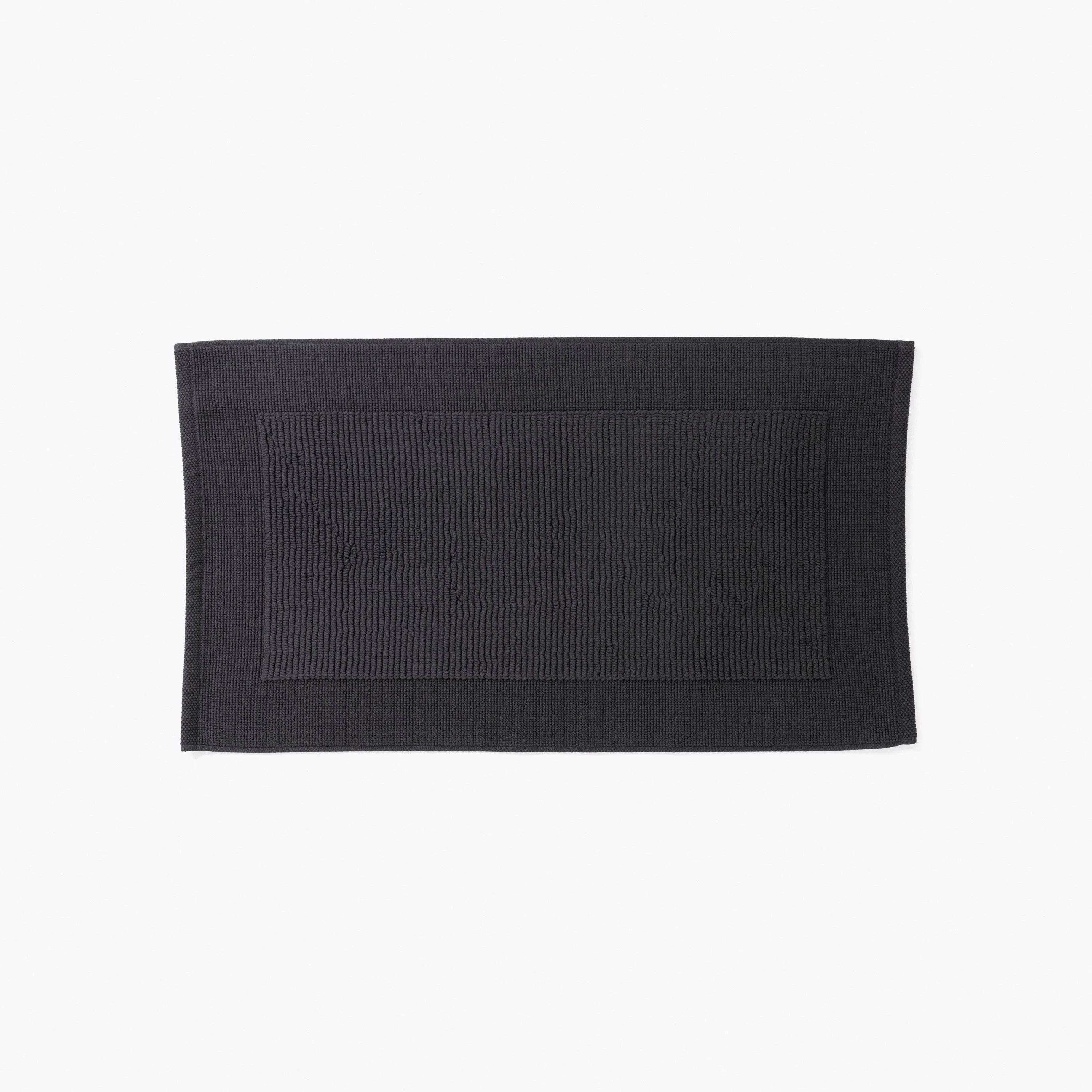 Eclipse Cotton Bath Mat - Charcoal