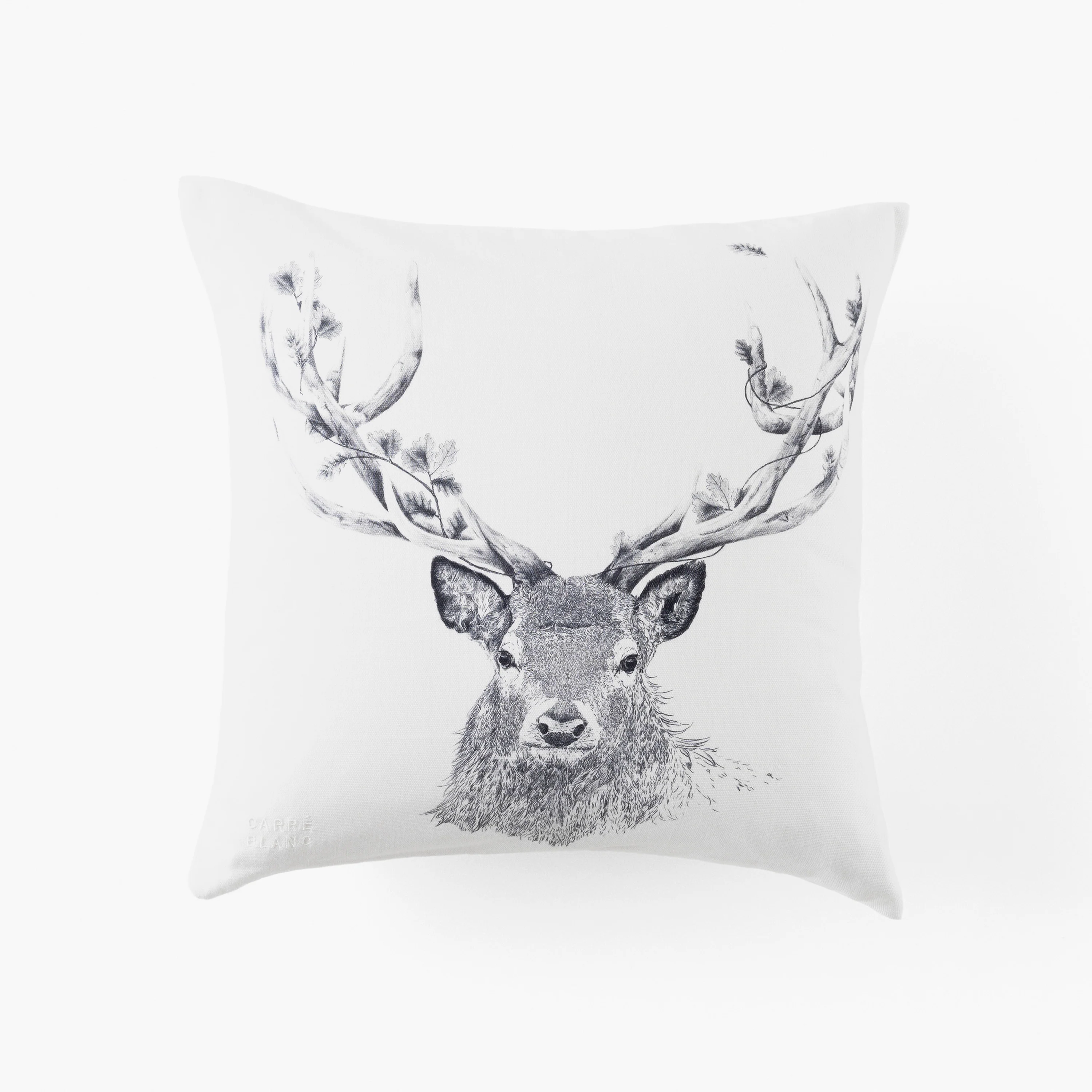 Elaphe Square Pillowcase - White - Image 2