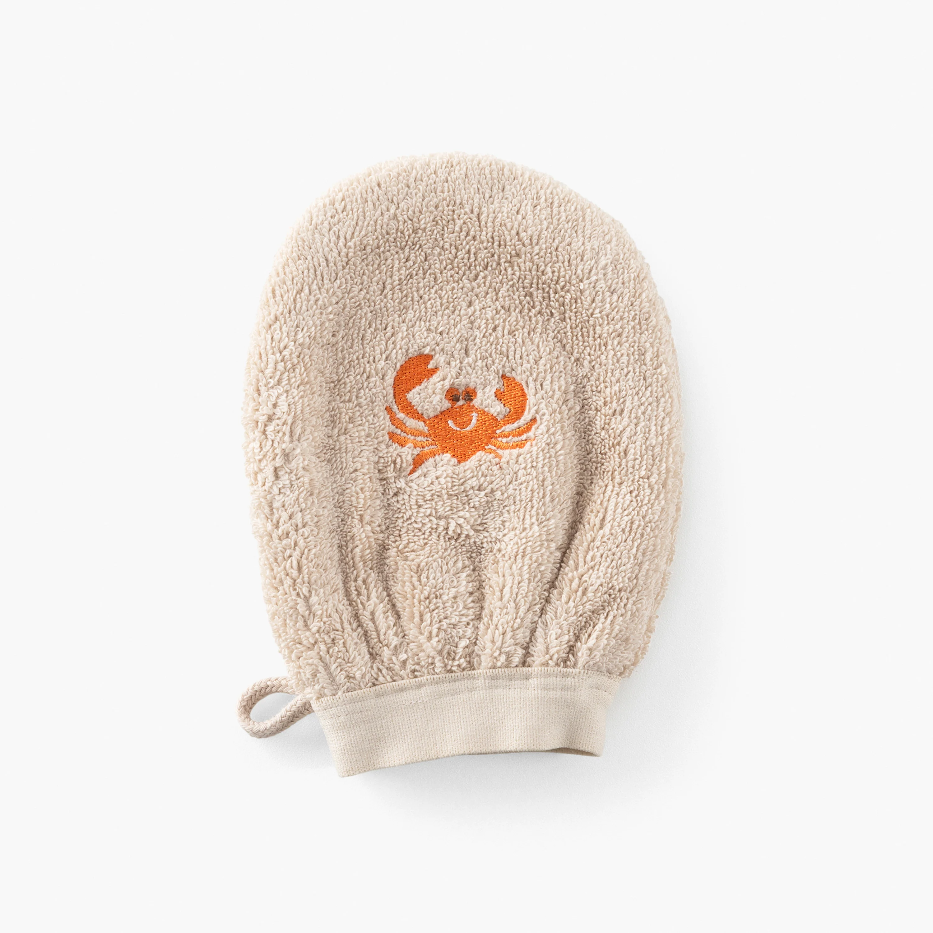 Escapade Children's Cotton Bath Glove - Sand