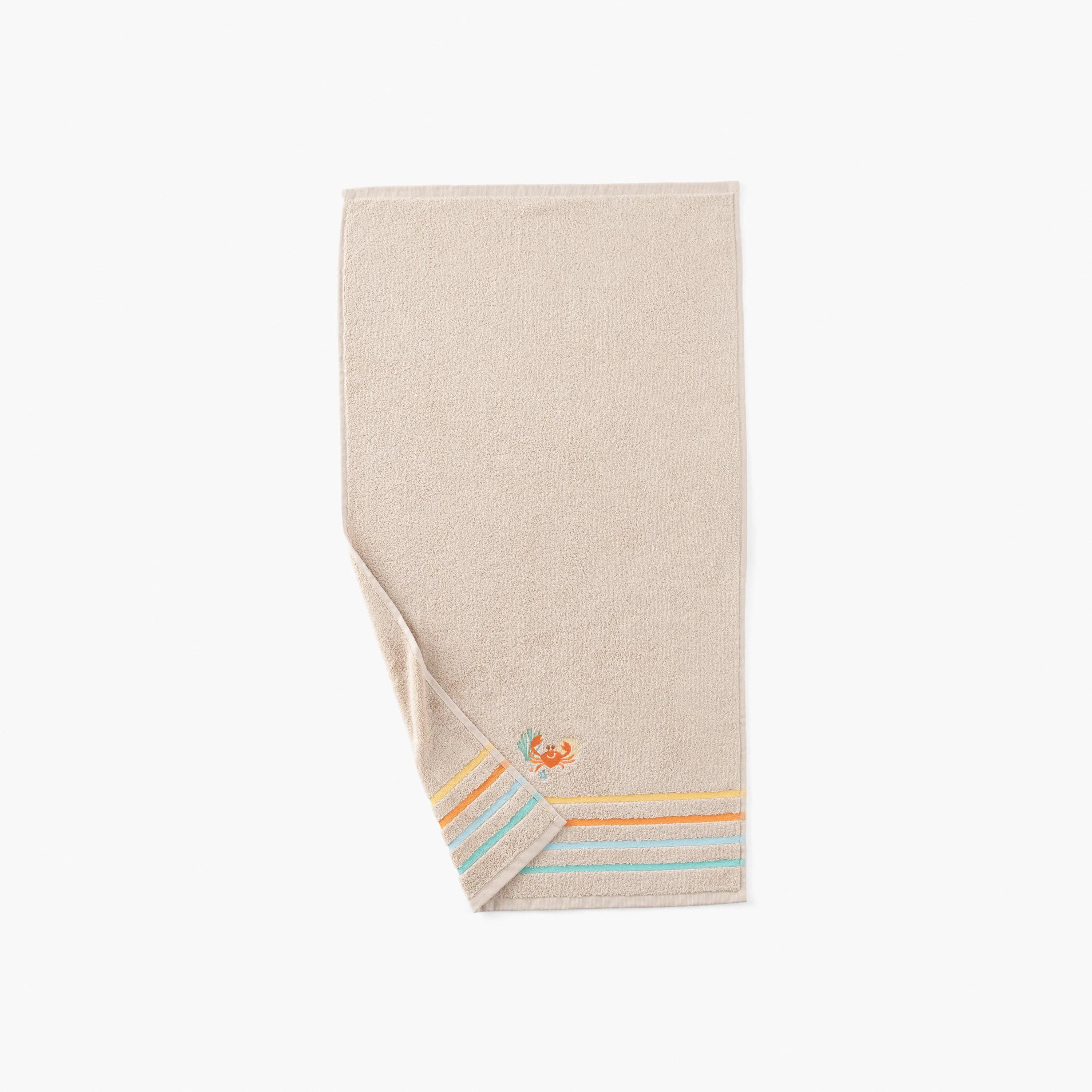 Escapade Children's Cotton Bath Towel - Sand