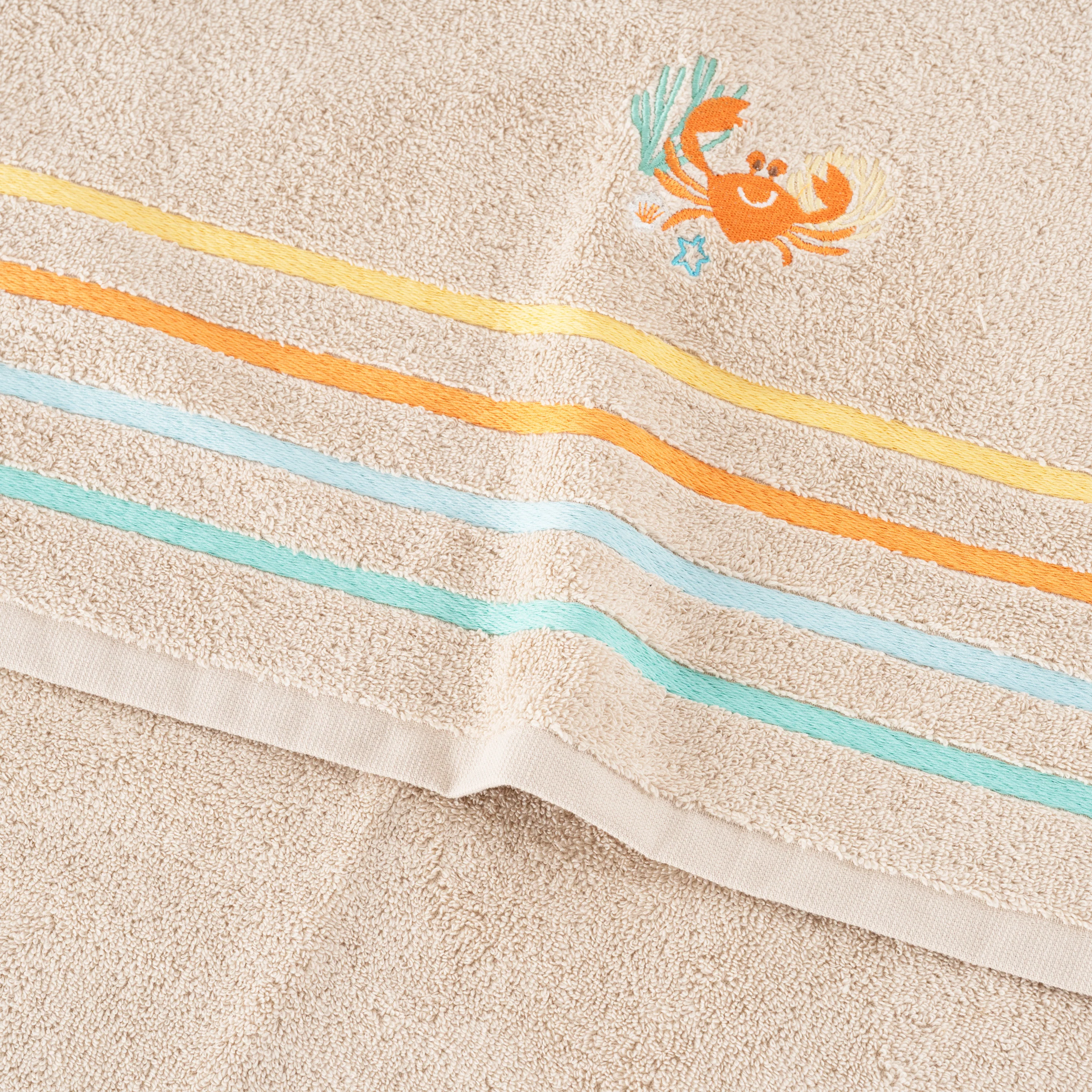 Escapade Children's Cotton Bath Towel - Sand - Image 2
