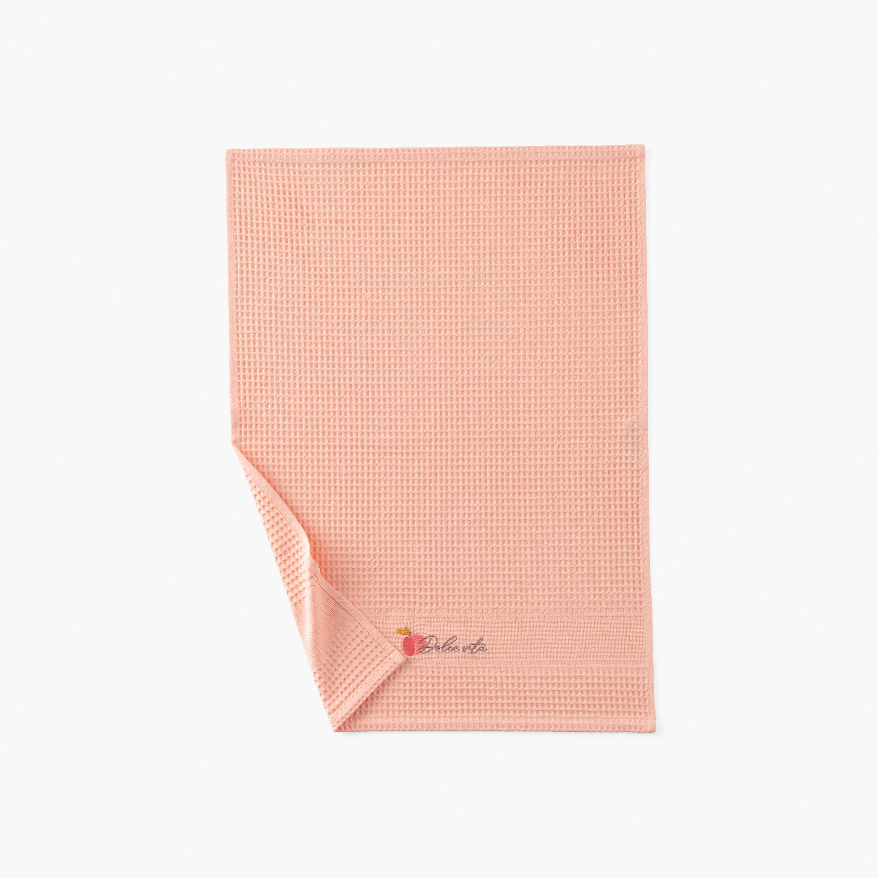 Estival Cotton Tea Towel - Rose - Image 3
