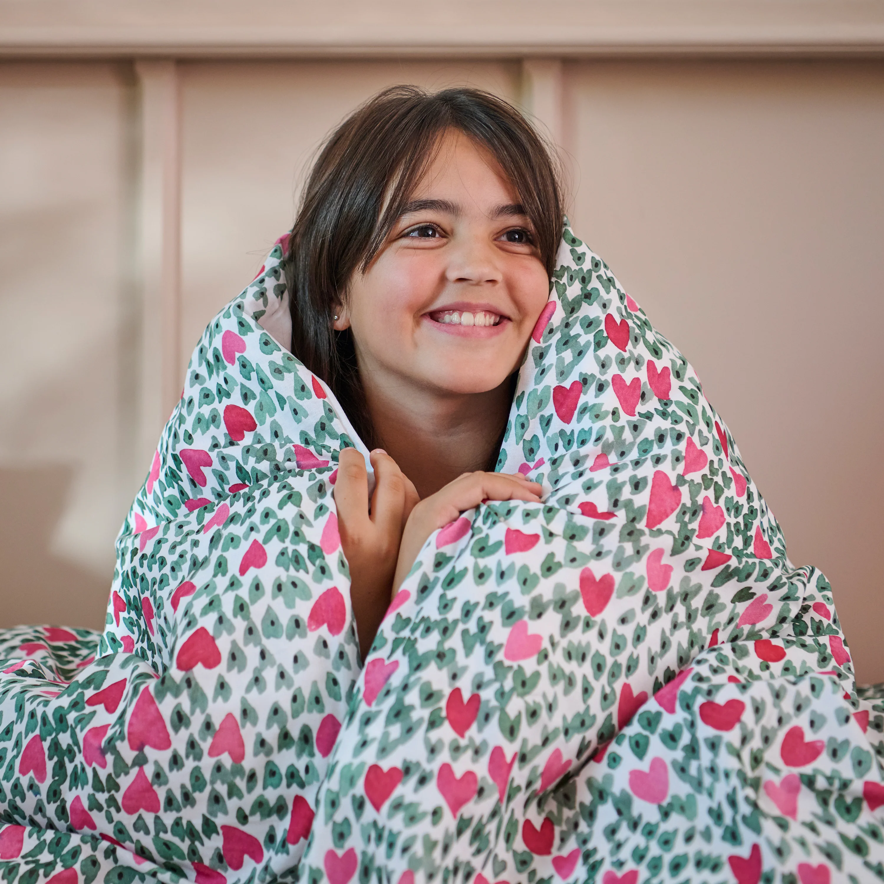 Euphory Children's Reversible Cotton Duvet Cover - Multicolour - Image 2