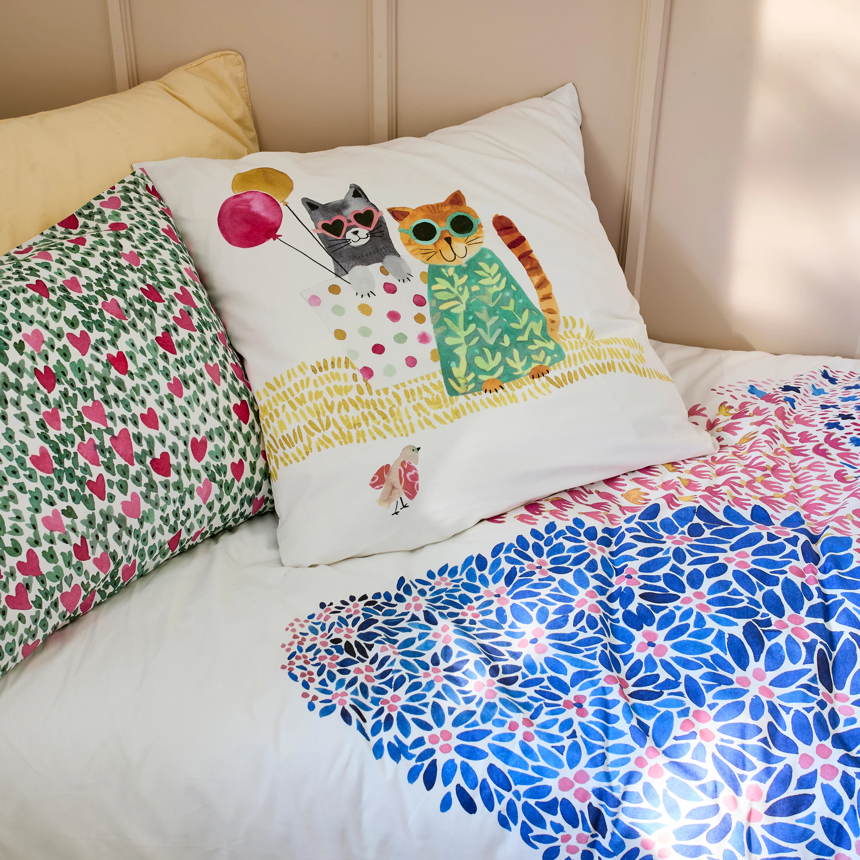 Euphory Children's Rectangular Cotton Pillowcase - Multicolour - Image 3