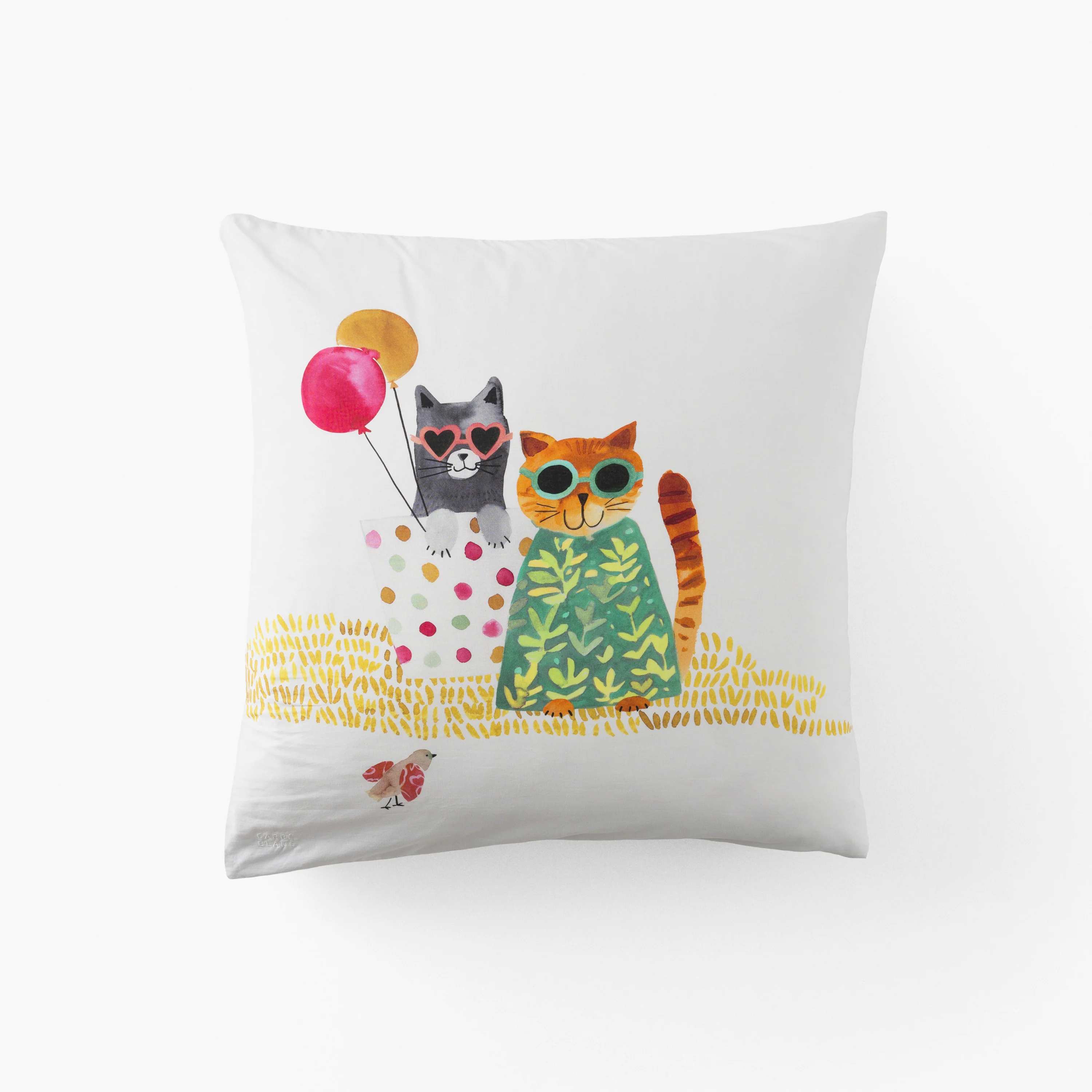 Euphory Children's Square Cotton Pillowcase - Multicolour