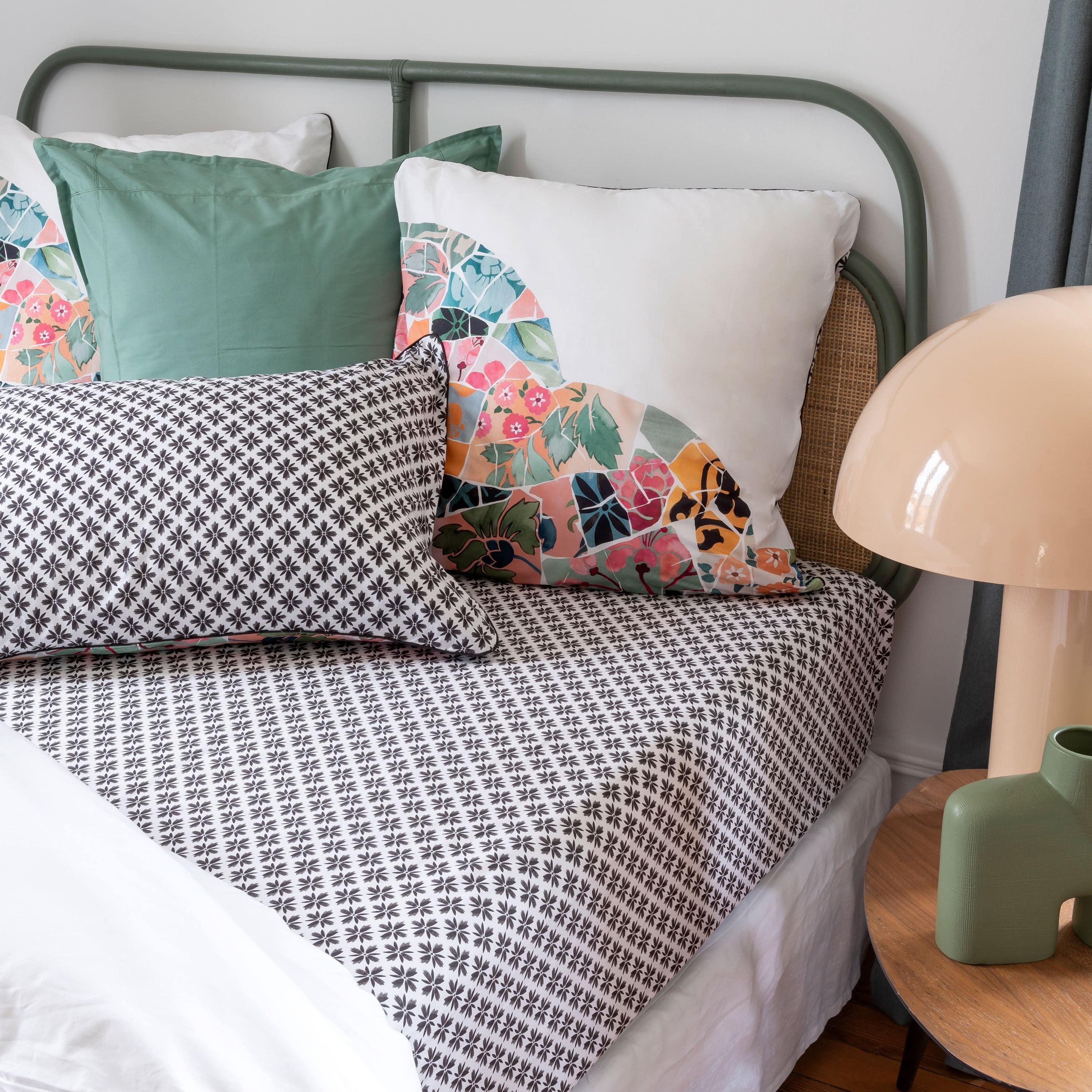 Fitted Sheet Azulejos in Cotton Percale - Image 3