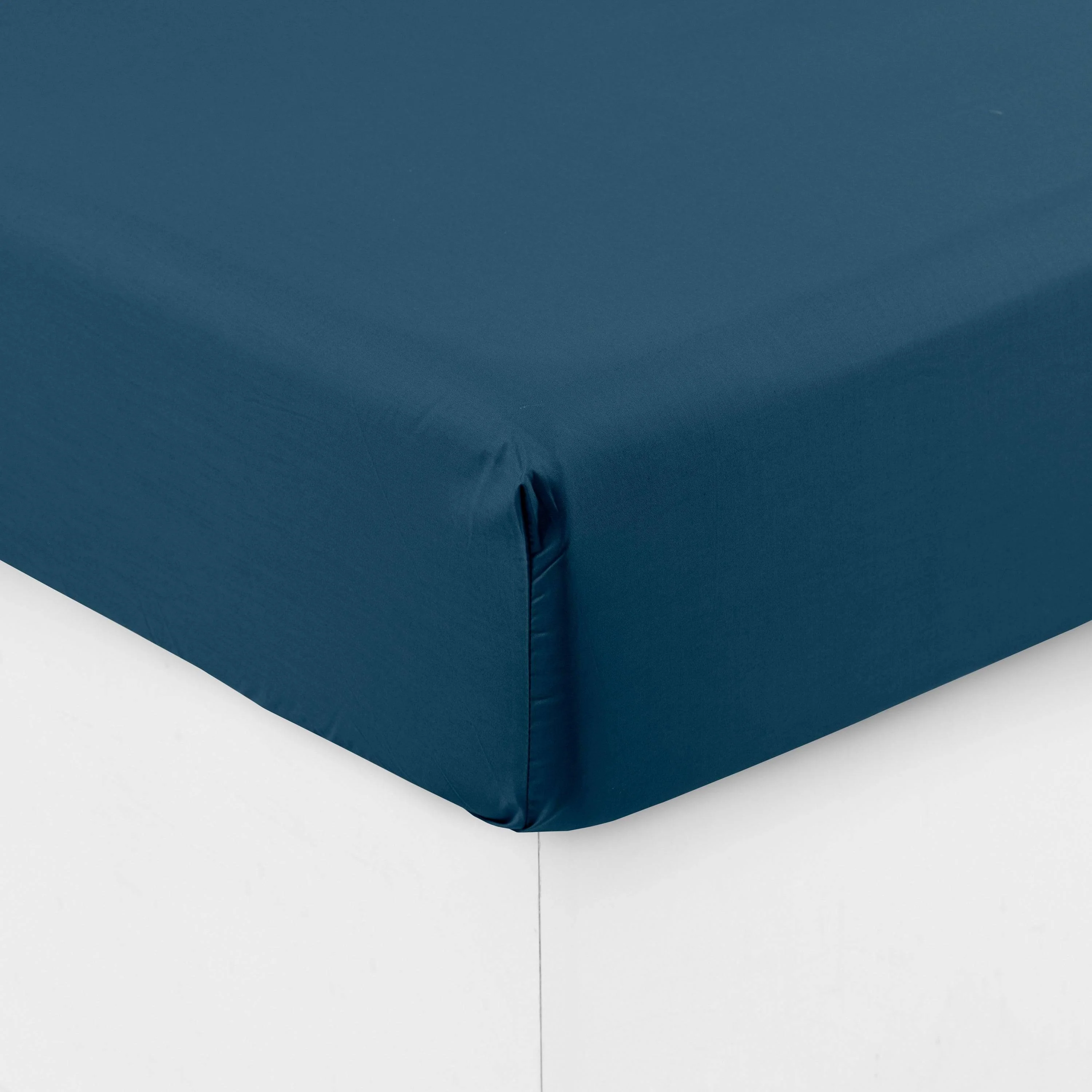 Neo Cotton Fitted Sheet - Prussian Blue - Image 2