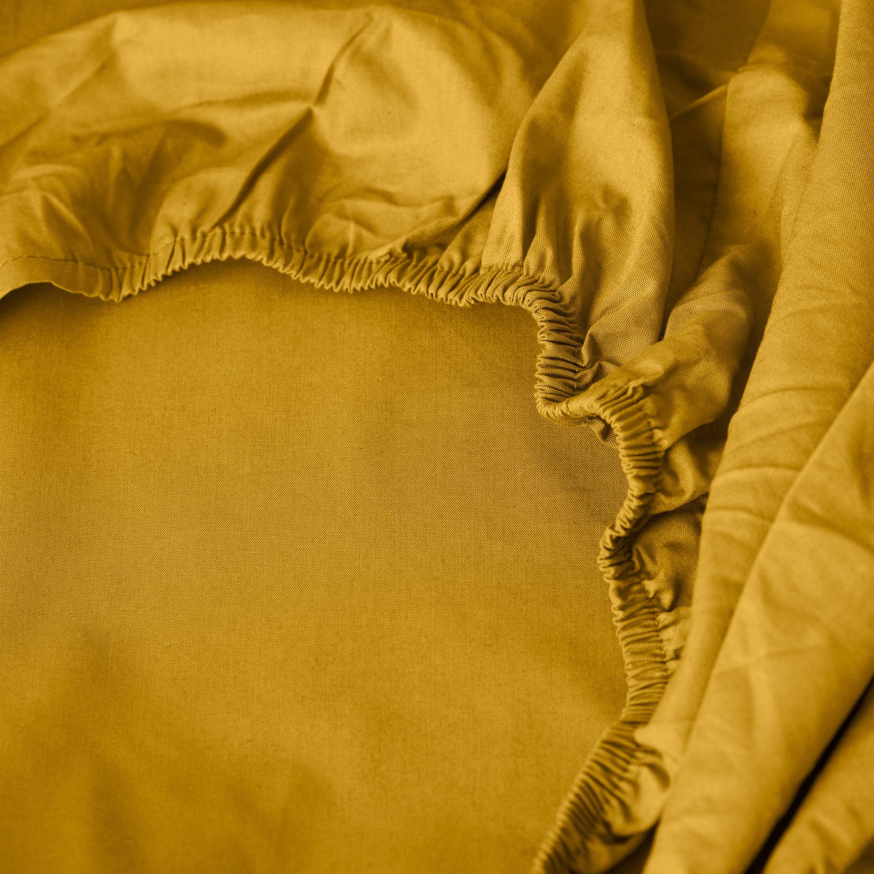 Neo Cotton Fitted Sheet - Curry - Image 3