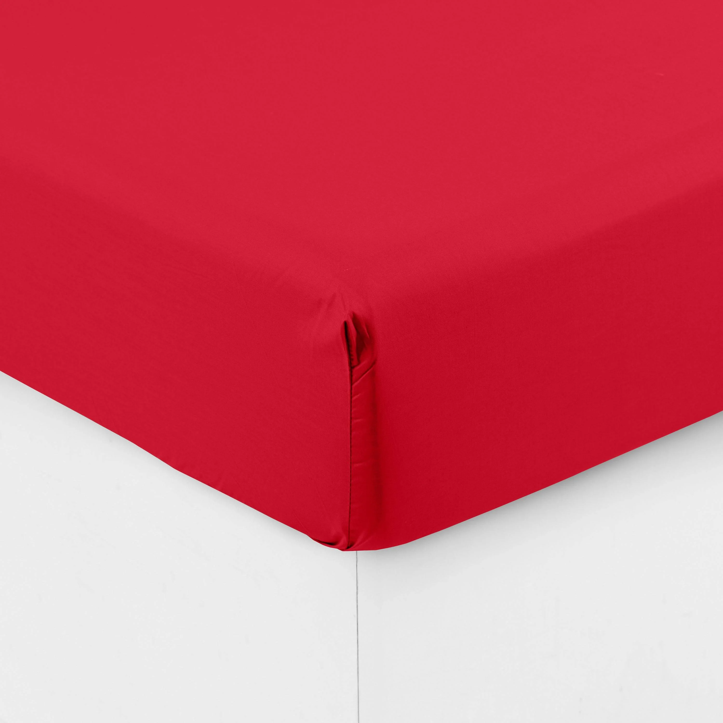 Neo Cotton Fitted Sheet - Red - Image 2