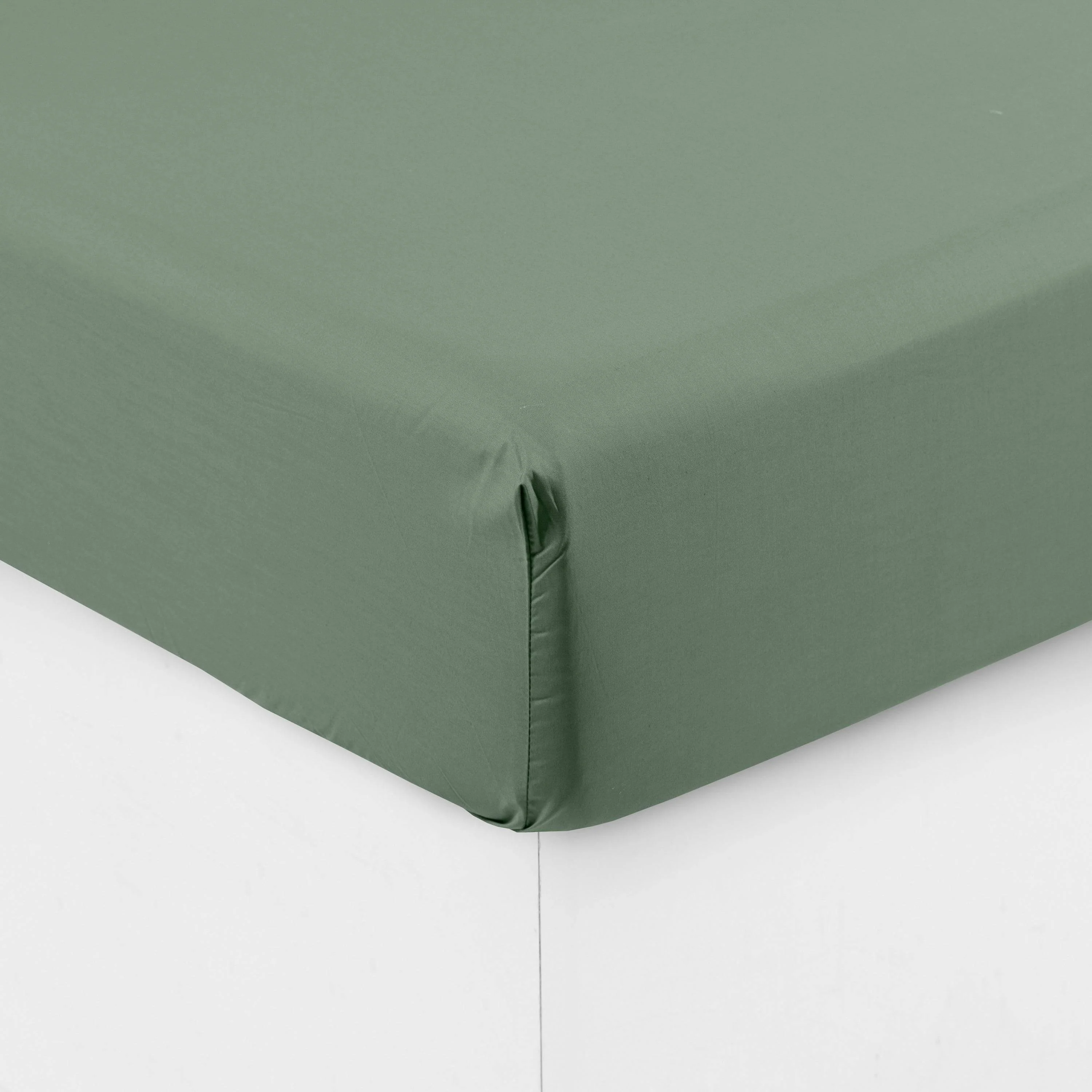 Neo Cotton Fitted Sheet - Thyme - Image 2