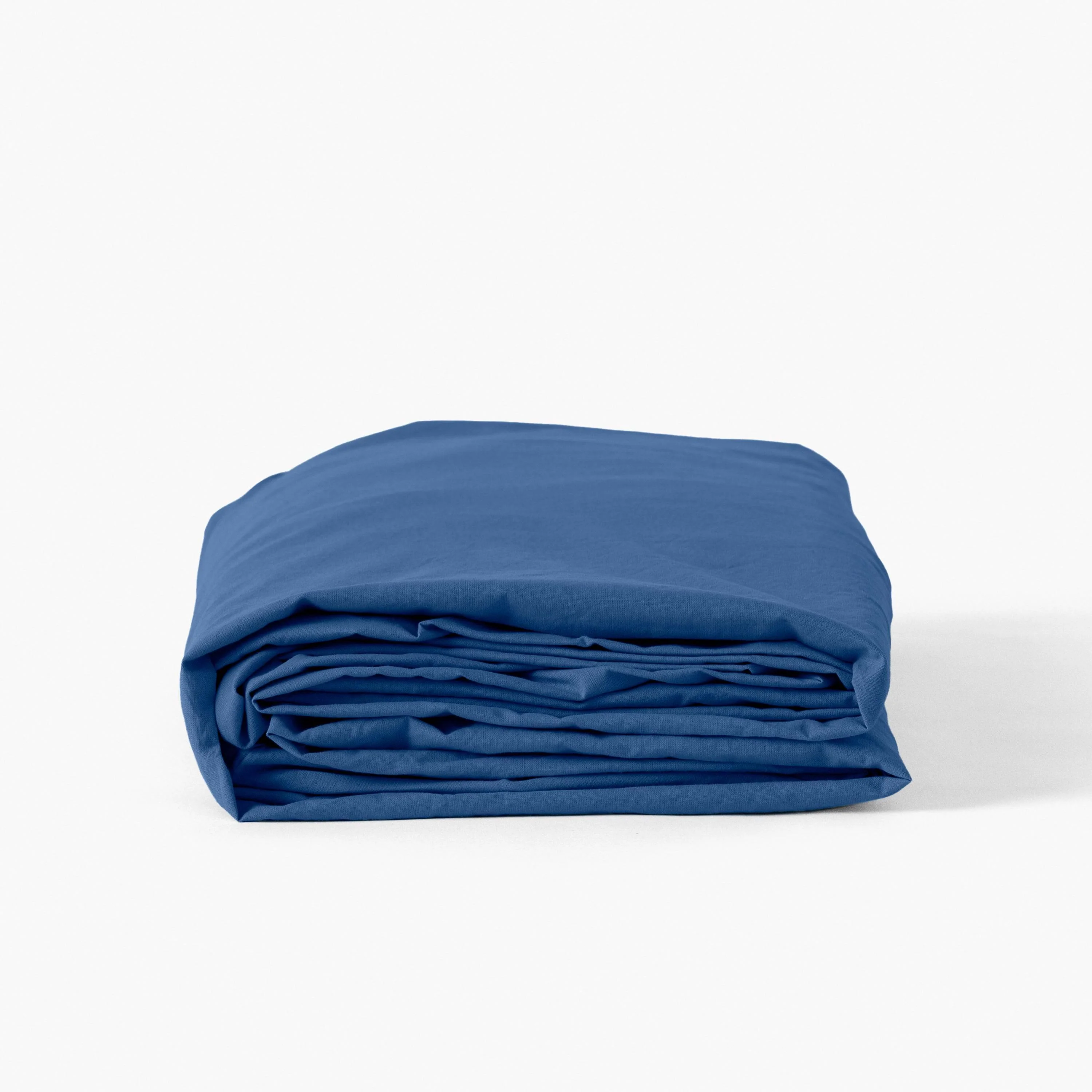 Songe Washed Cotton Fitted Sheet - China Blue
