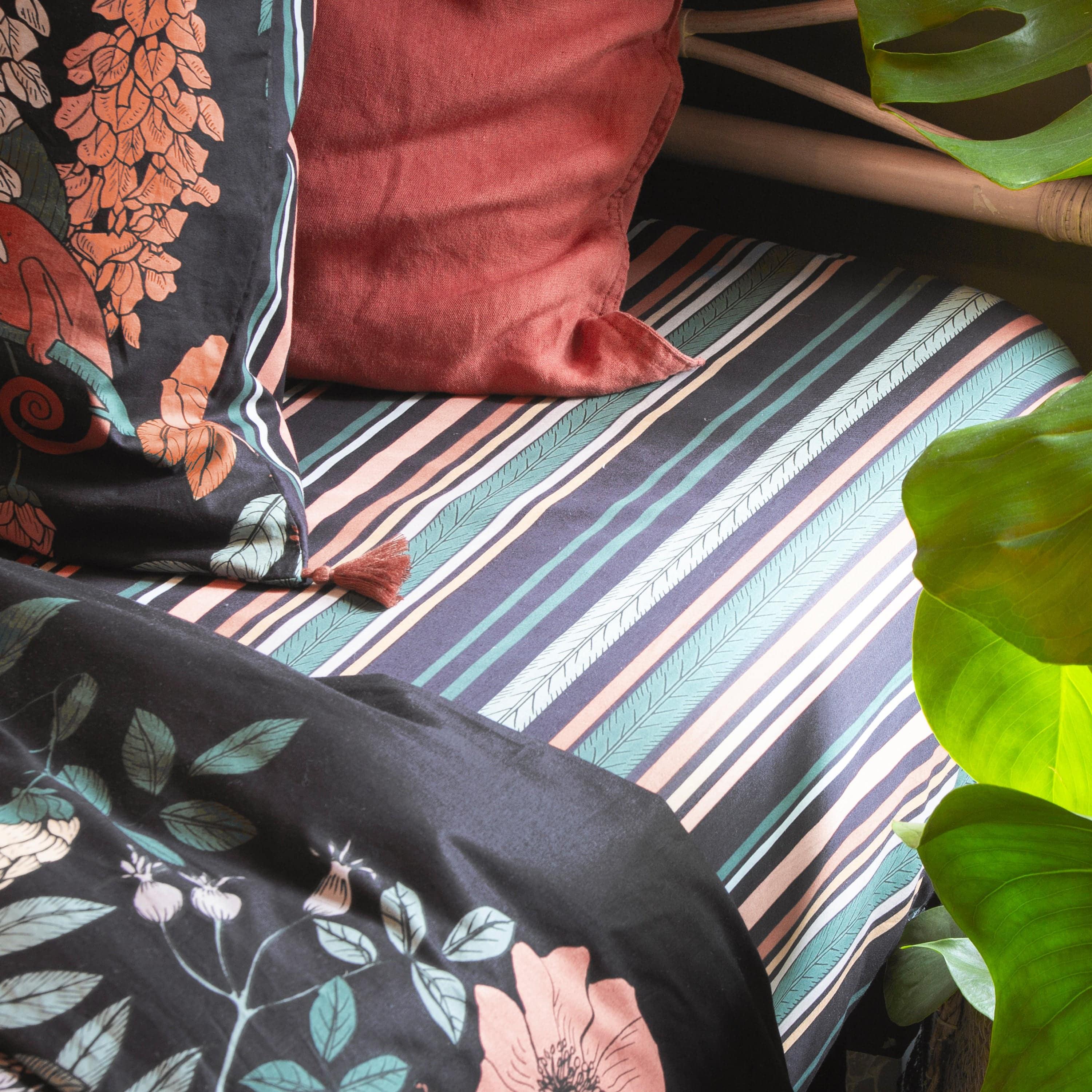 Fitted Sheet Exotica in Cotton Percale