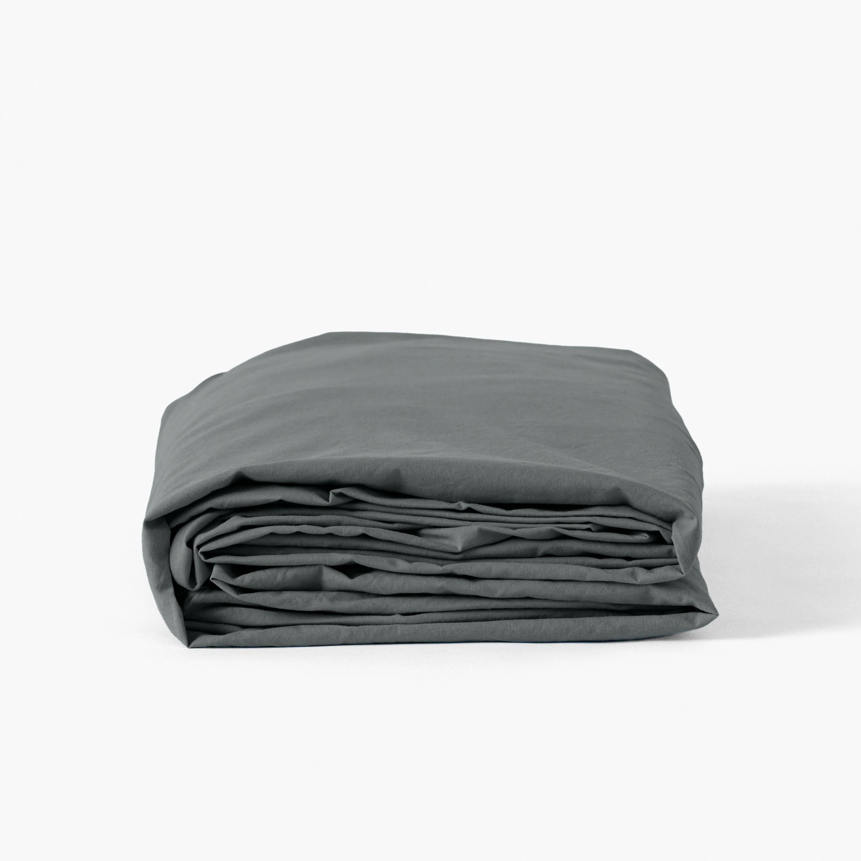 Songe Washed Cotton Fitted Sheet - Ash Khaki