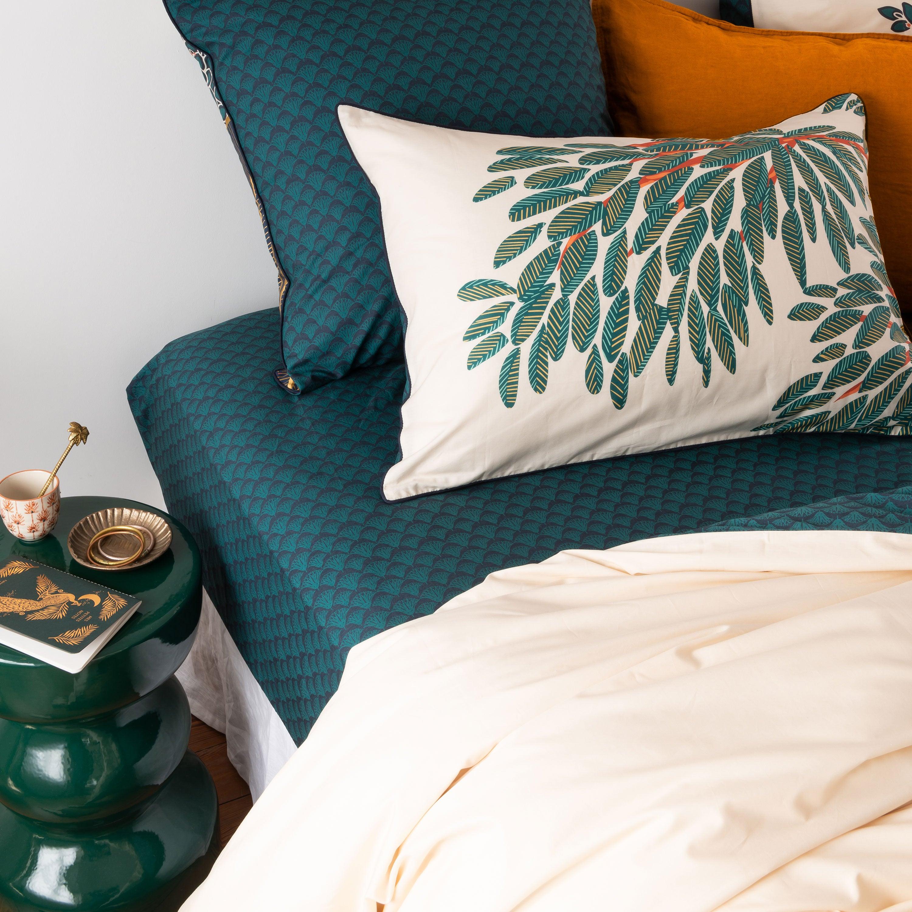 Fitted Sheet Papyrus in Cotton Percale - Image 4