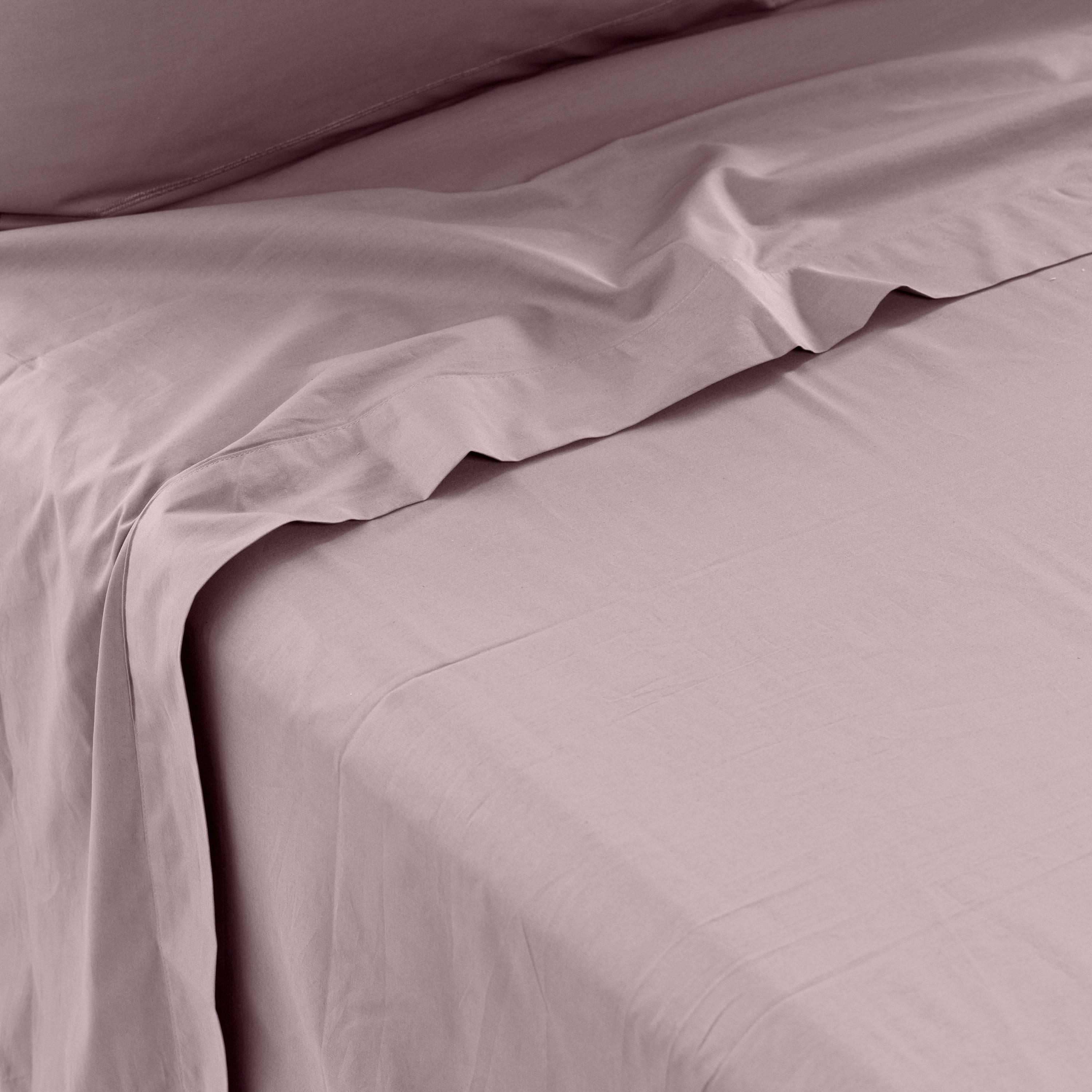 Neo Cotton Percale Flat Sheet - Powder - Image 3