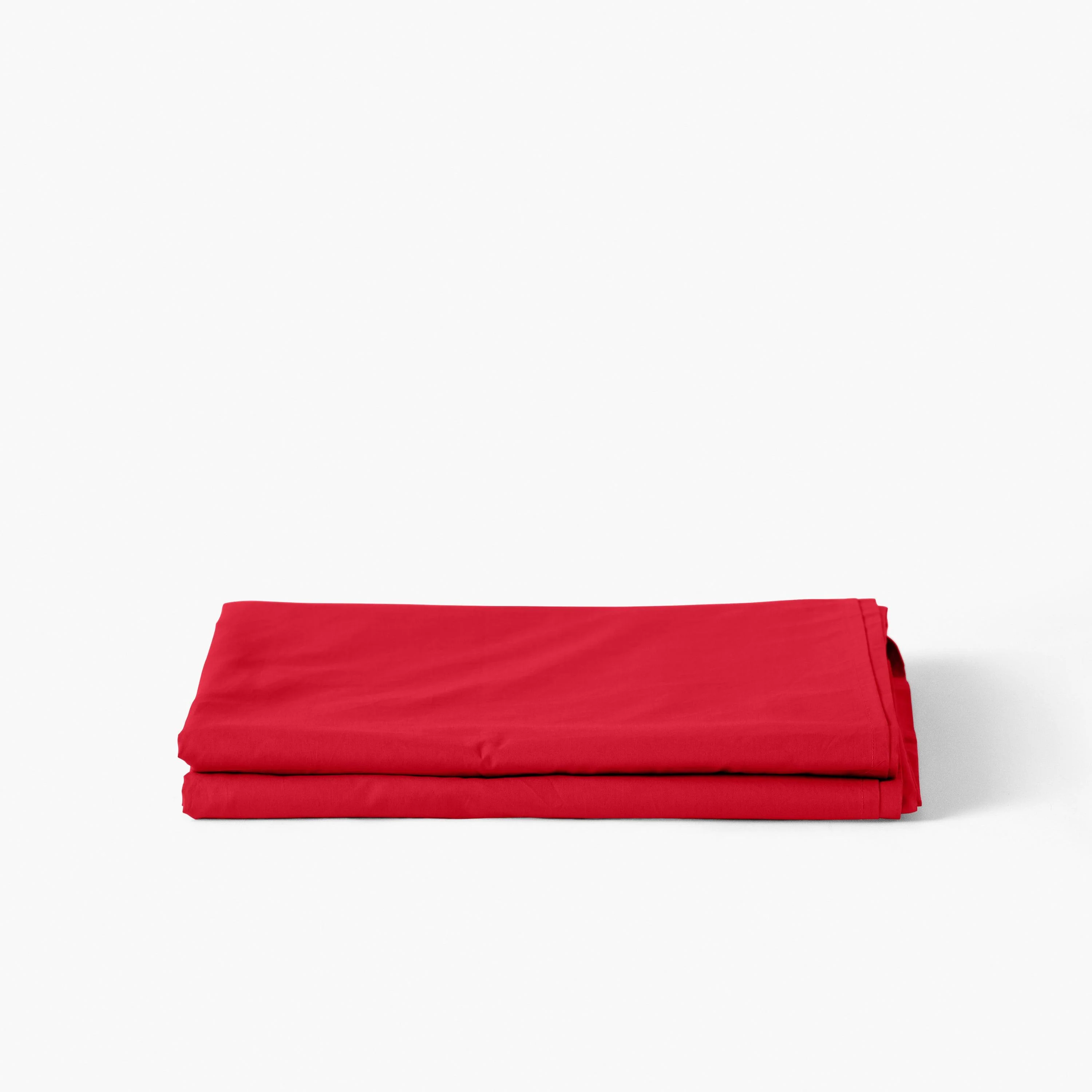Neo Cotton Percale Flat Sheet - Red - Image 3