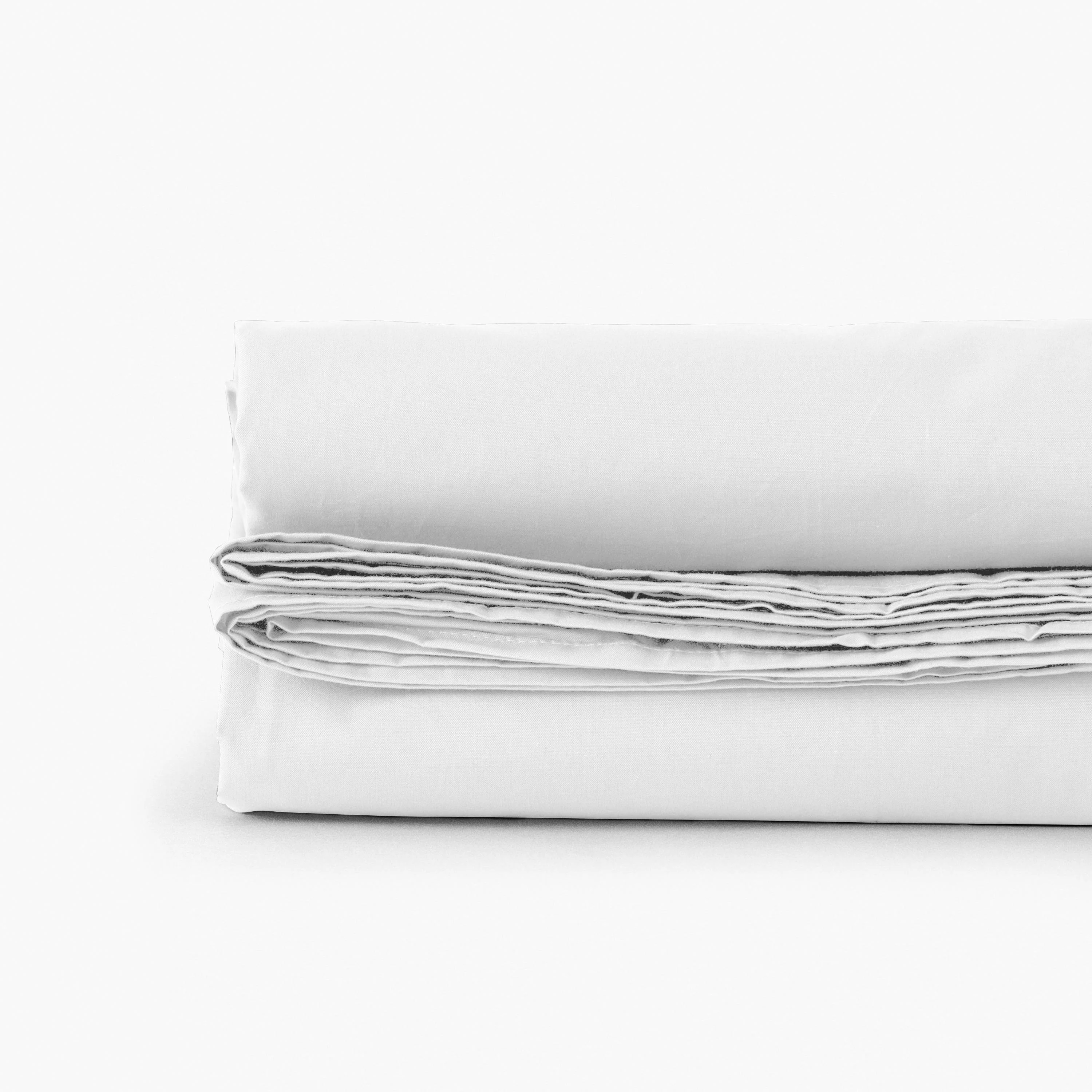 Neo Cotton Percale Flat Sheet - White - Image 3