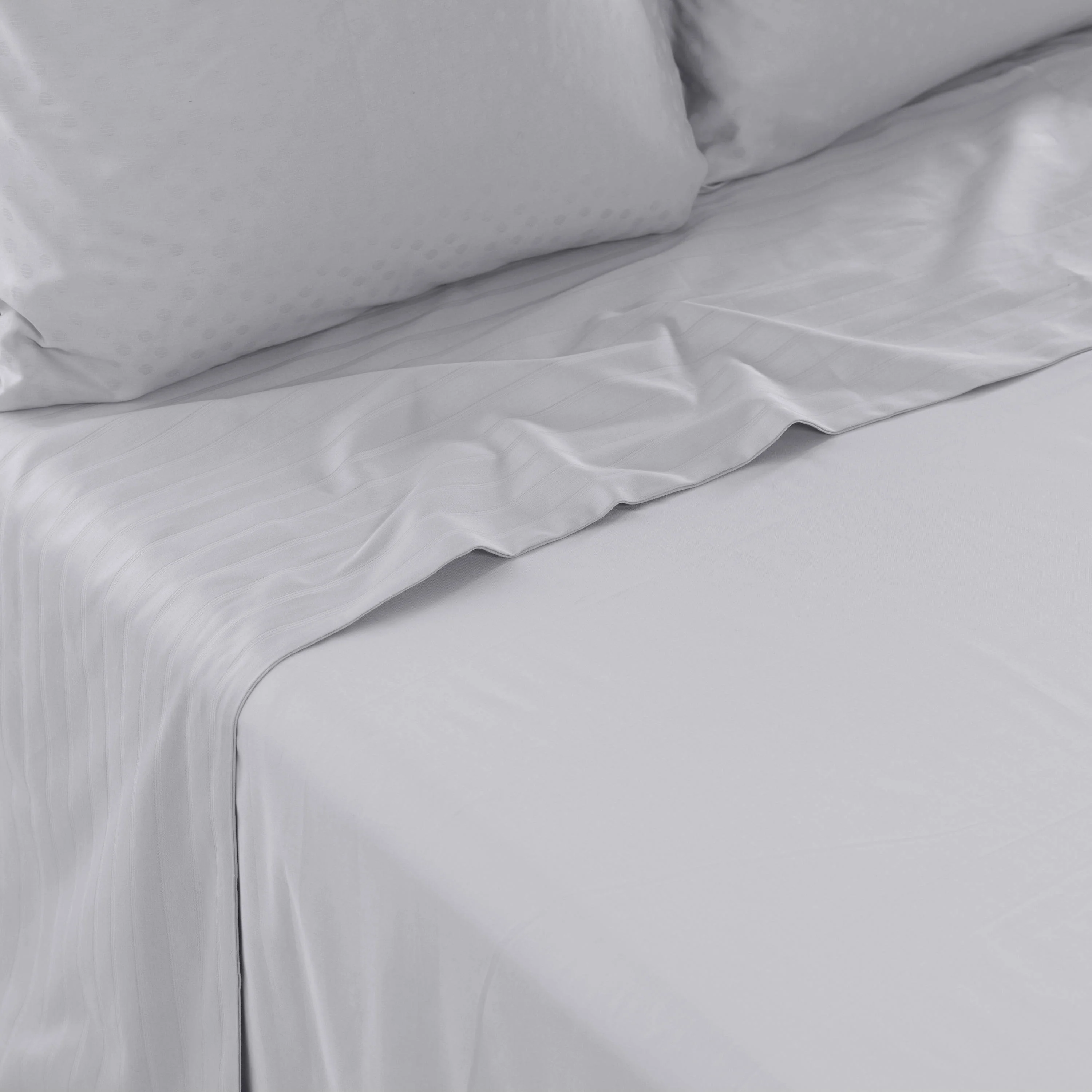 Prestige Cotton Sateen Flat Sheet - Turtle Dove - Image 3