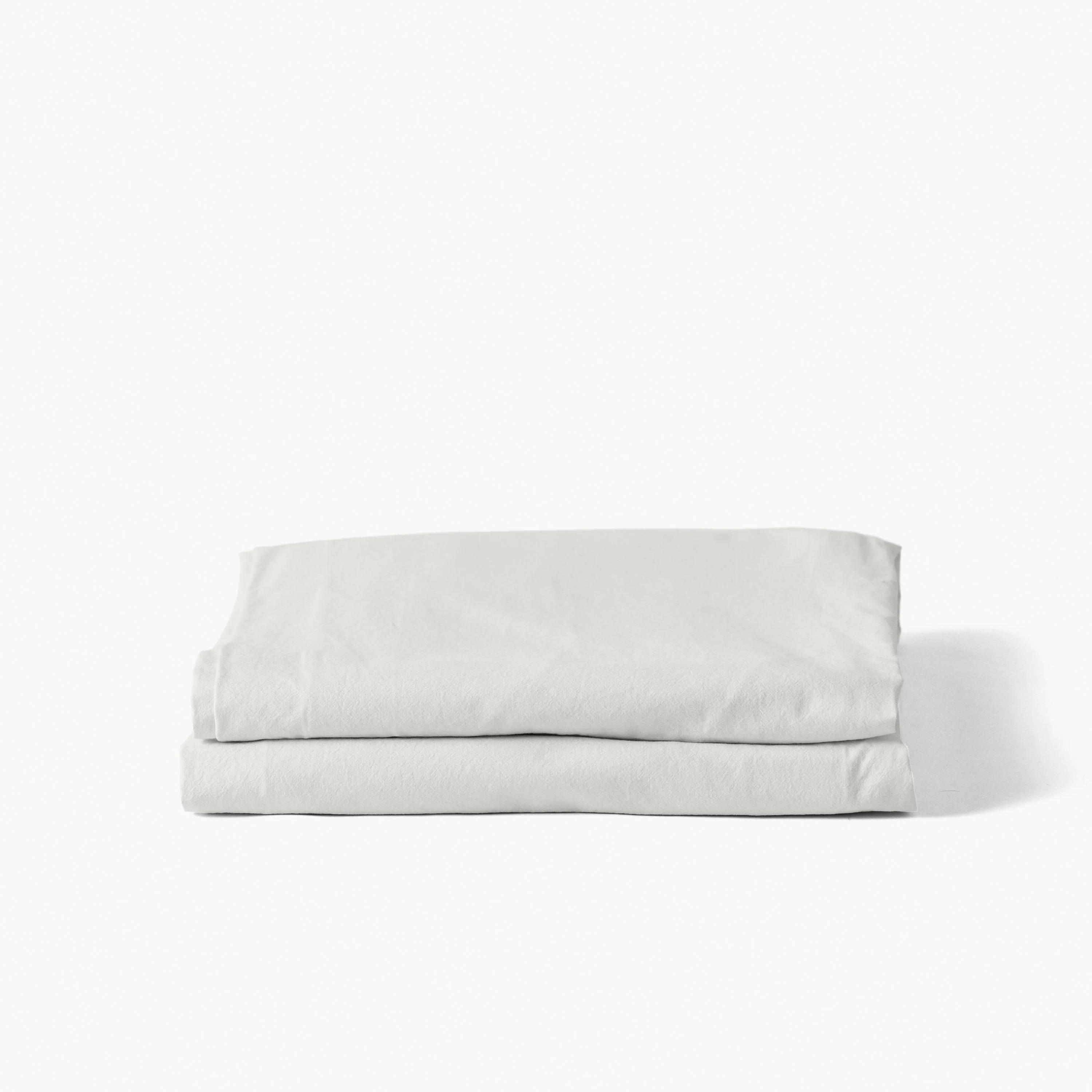Souffle Organic Cotton Flat Sheet - Cloud - Image 2