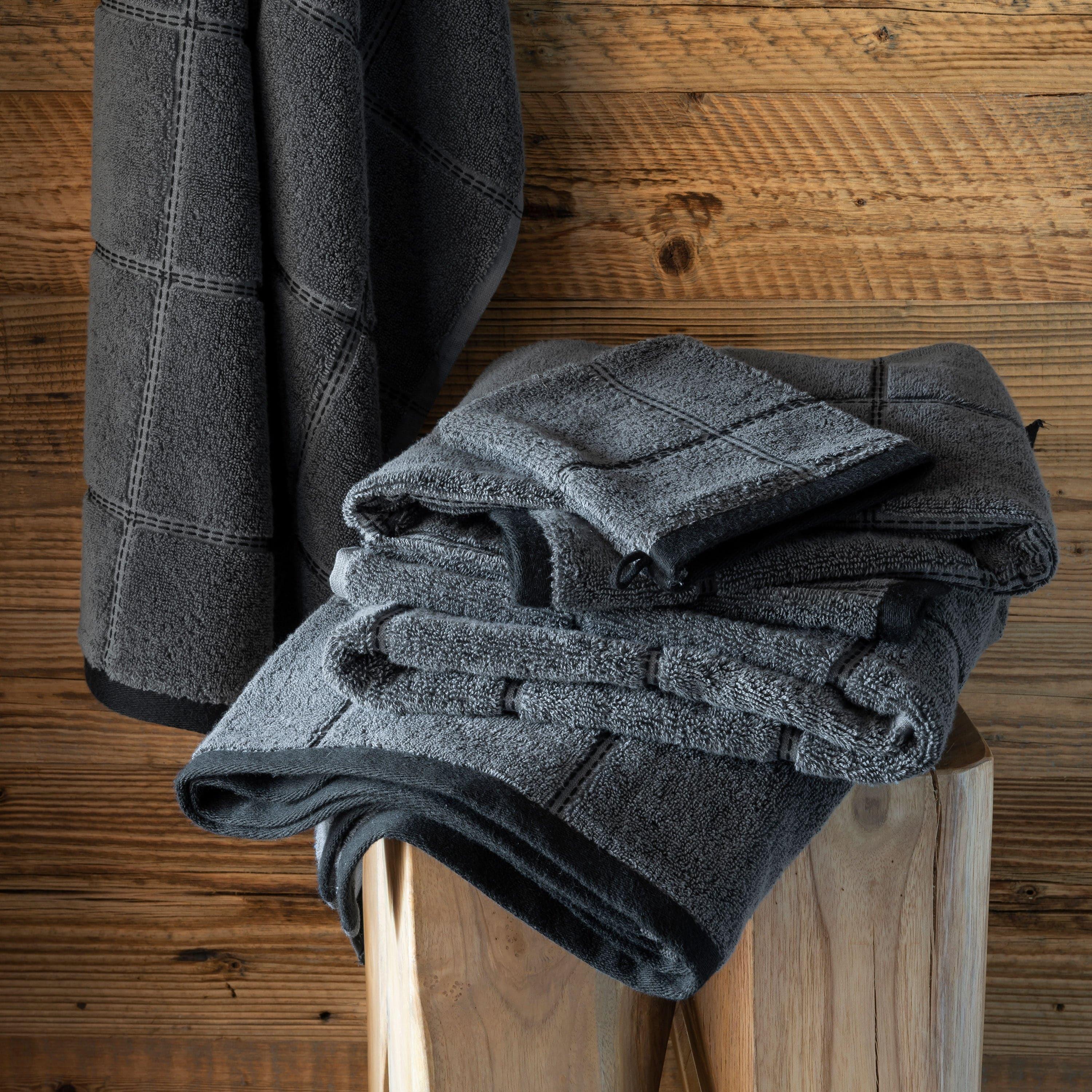 Grizzli Cotton Bath Towel - Grey - Image 7